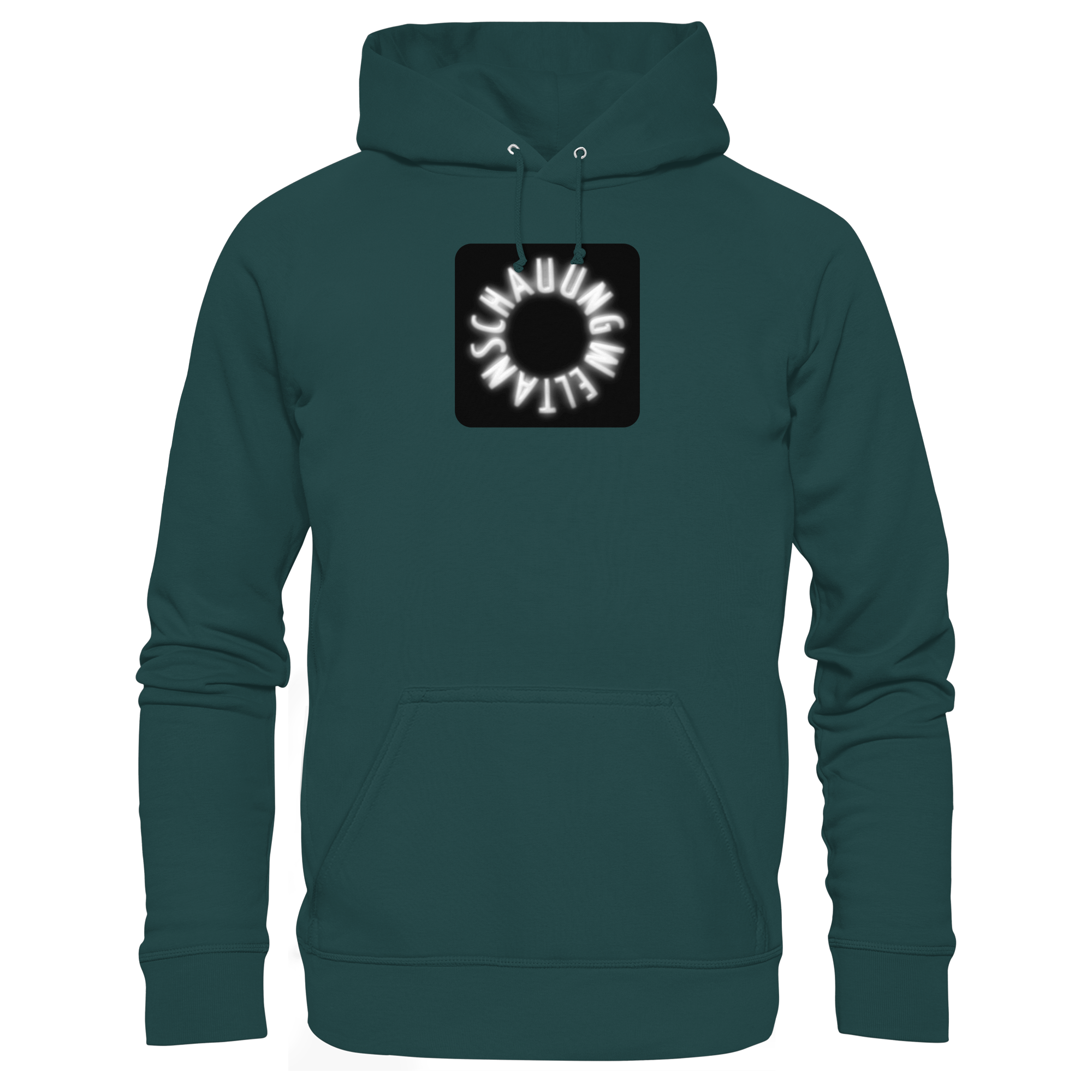 WHITE FRONT (K5) - Organic Hoodie
