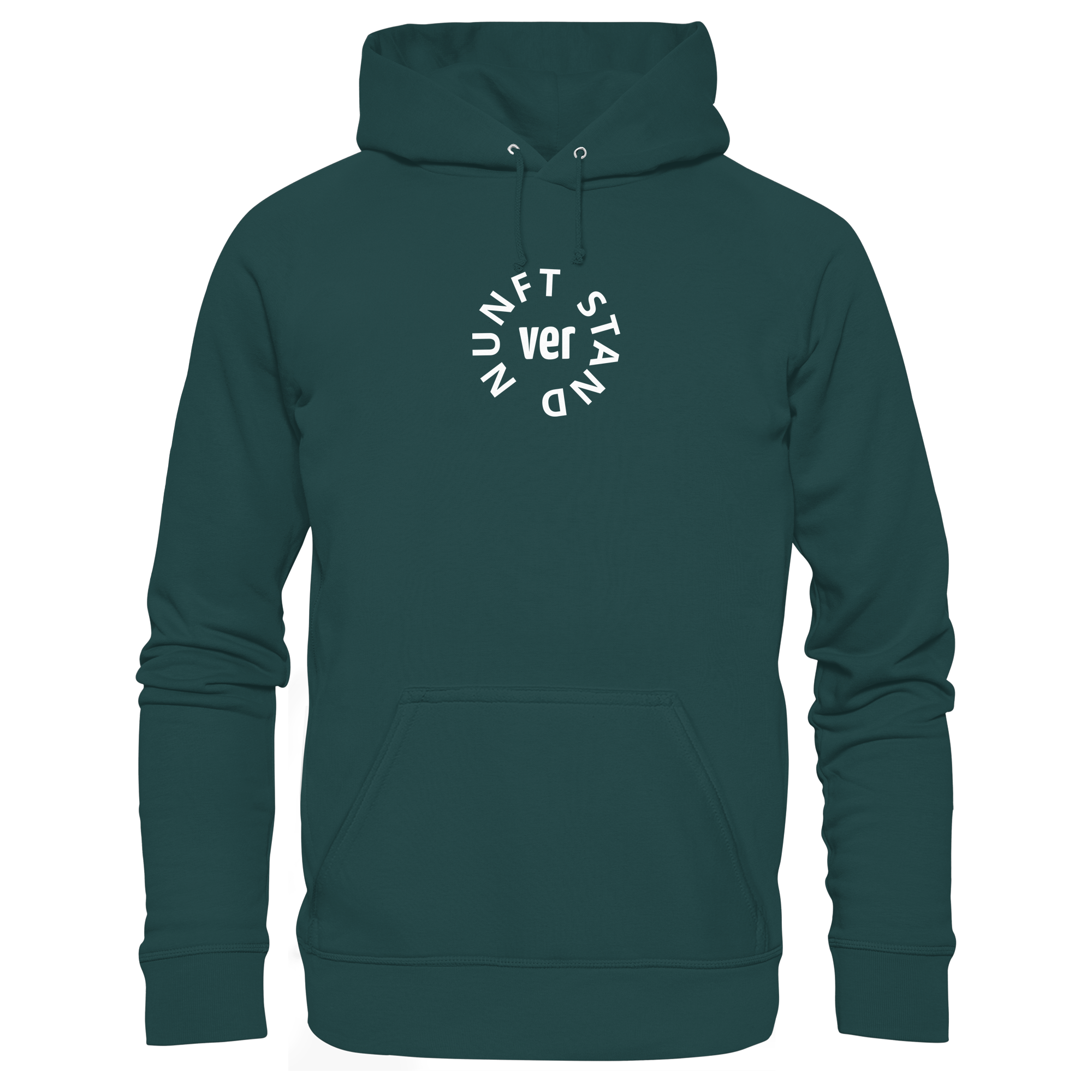 WHITE FRONT (K4) - Organic Hoodie