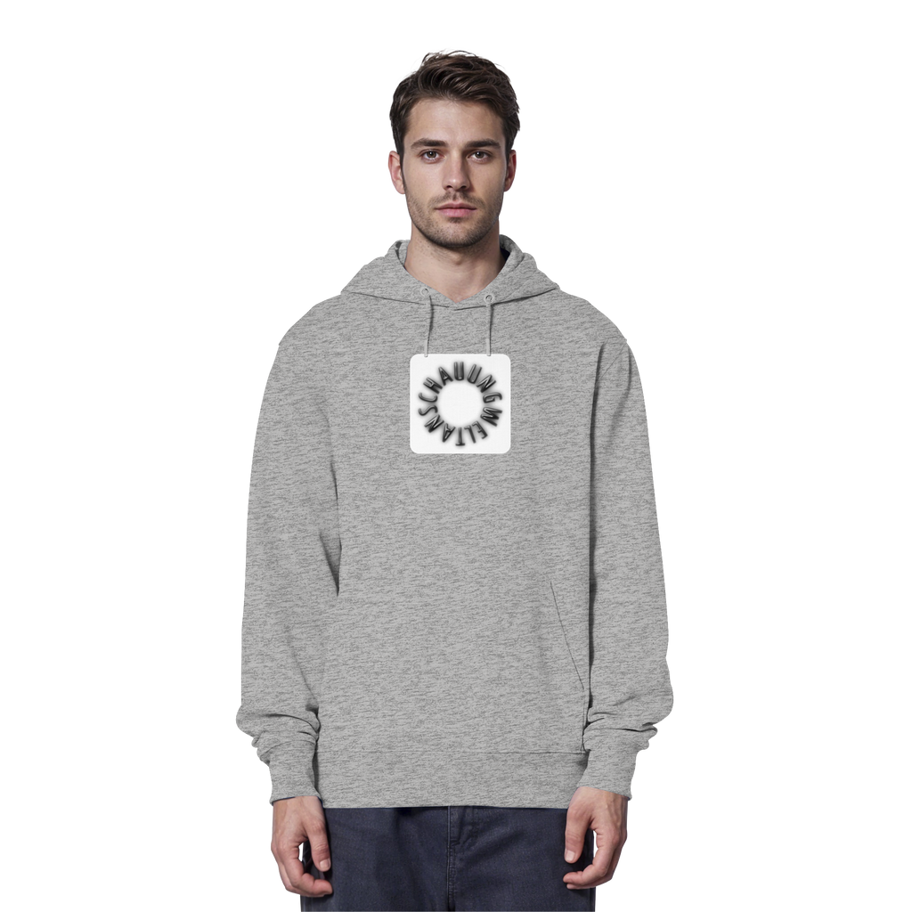 BLACK FRONT (K5) - Organic Hoodie