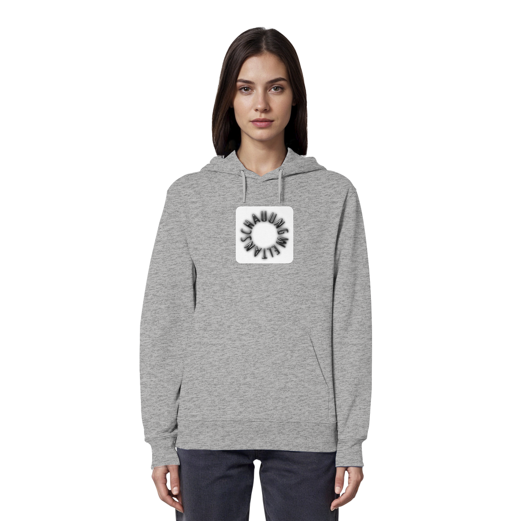 BLACK FRONT (K5) - Organic Hoodie