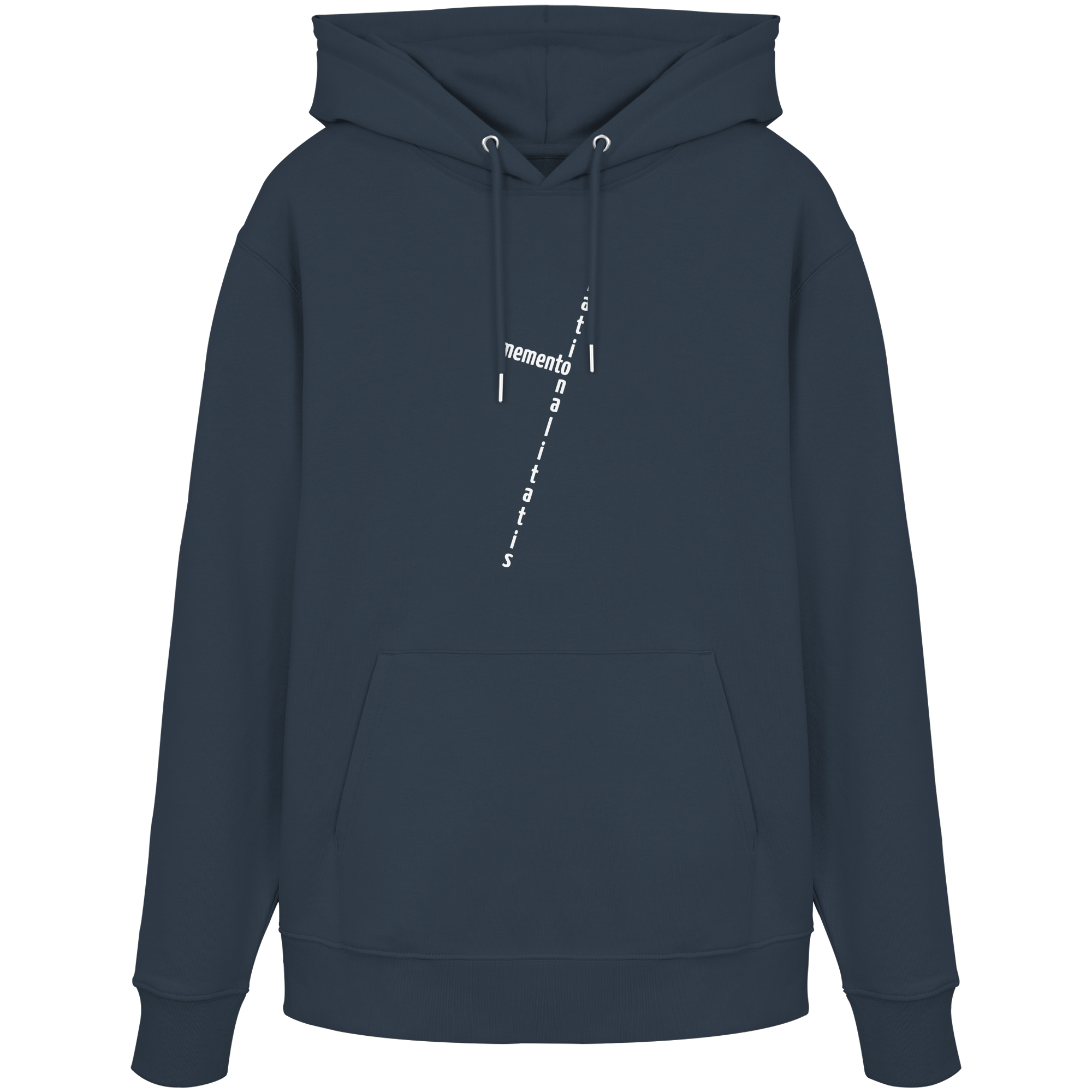 WHITE FRONT (K2) - Organic Hoodie