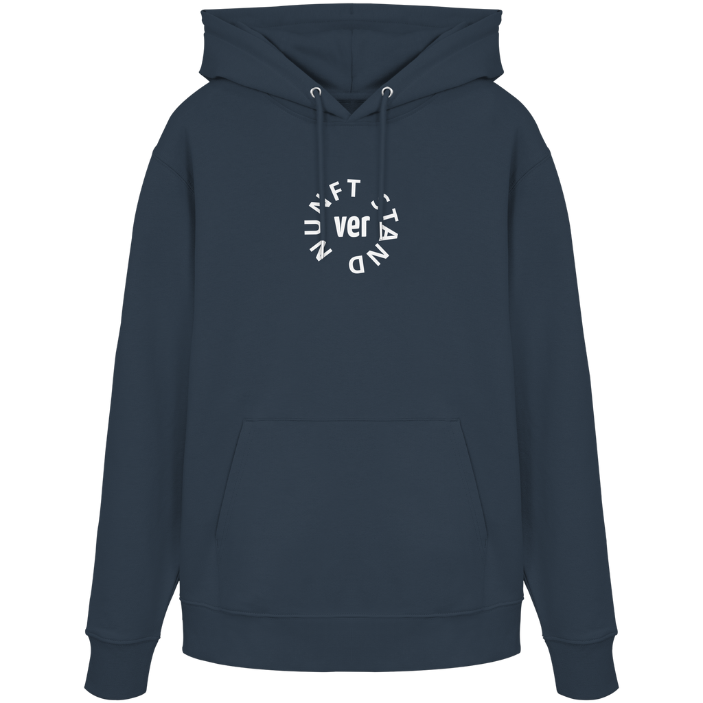 WHITE FRONT (K4) - Organic Hoodie