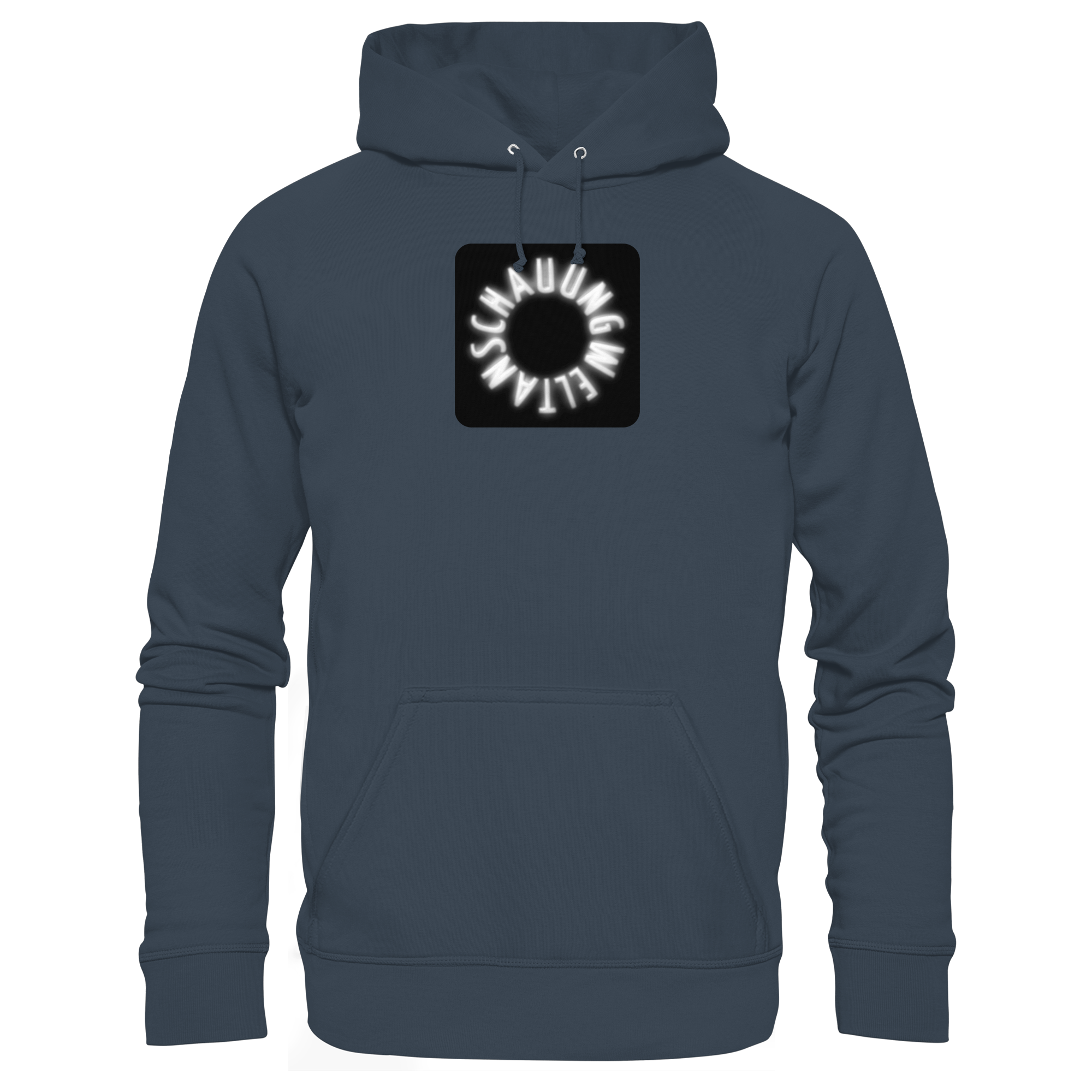 WHITE FRONT (K5) - Organic Hoodie
