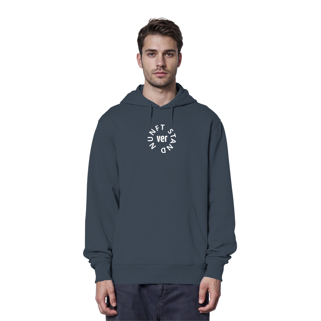 WHITE FRONT (K4) - Organic Hoodie