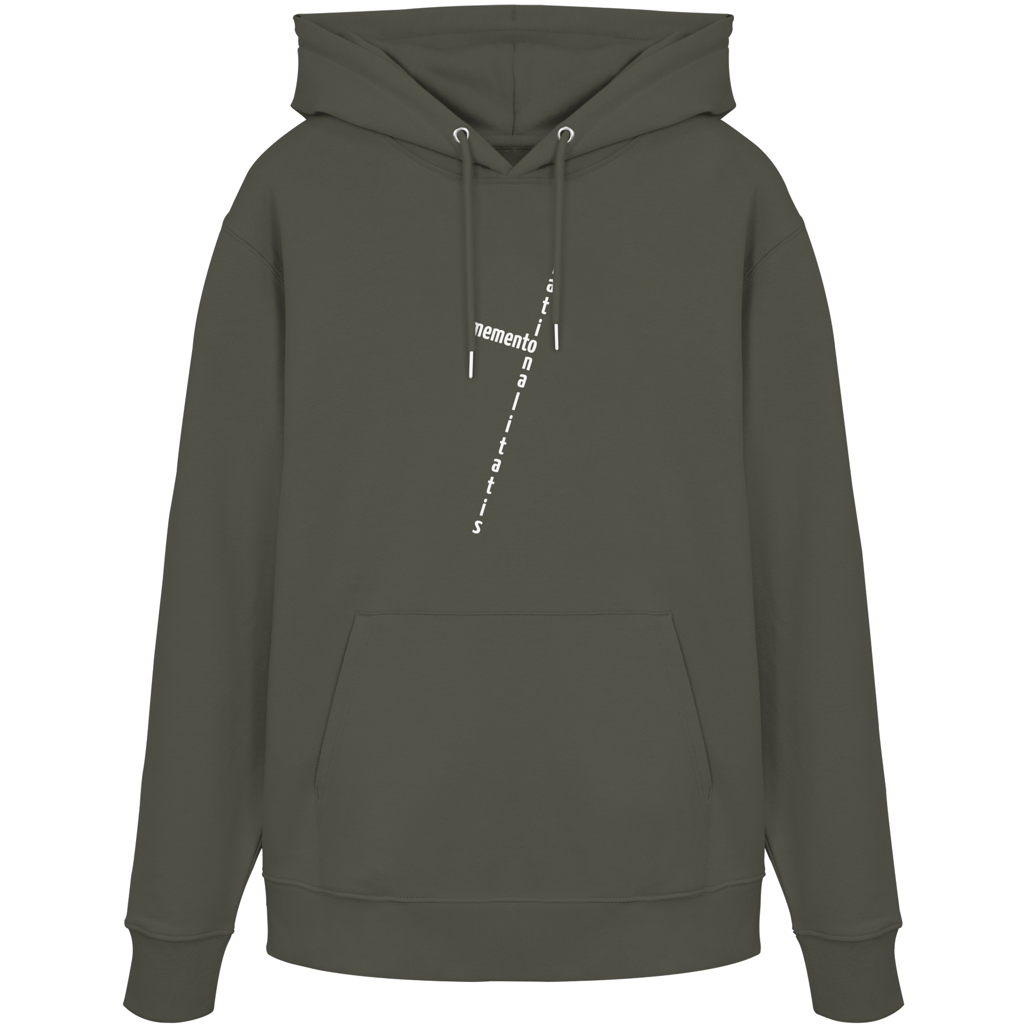 WHITE FRONT (K2) - Organic Hoodie