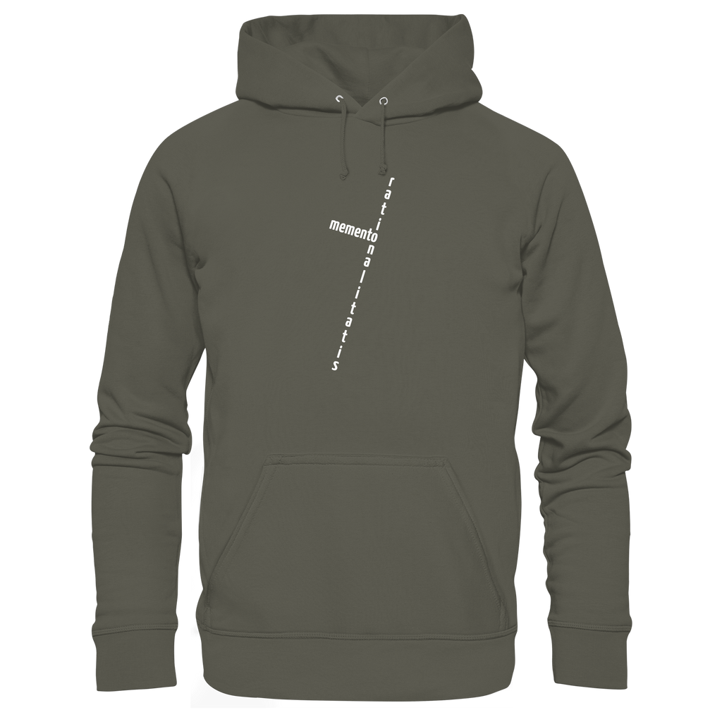 WHITE FRONT (K2) - Organic Hoodie