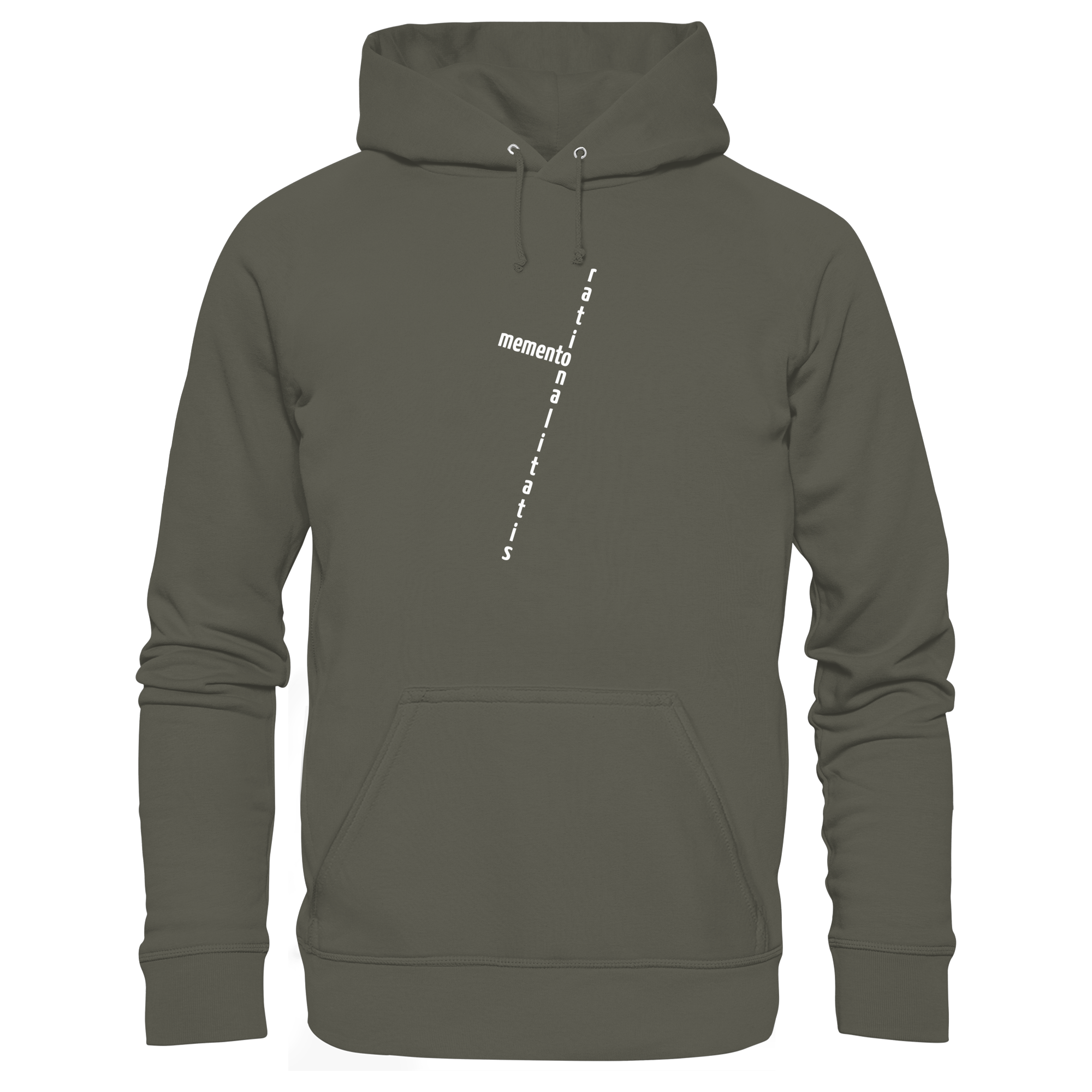 WHITE FRONT (K2) - Organic Hoodie