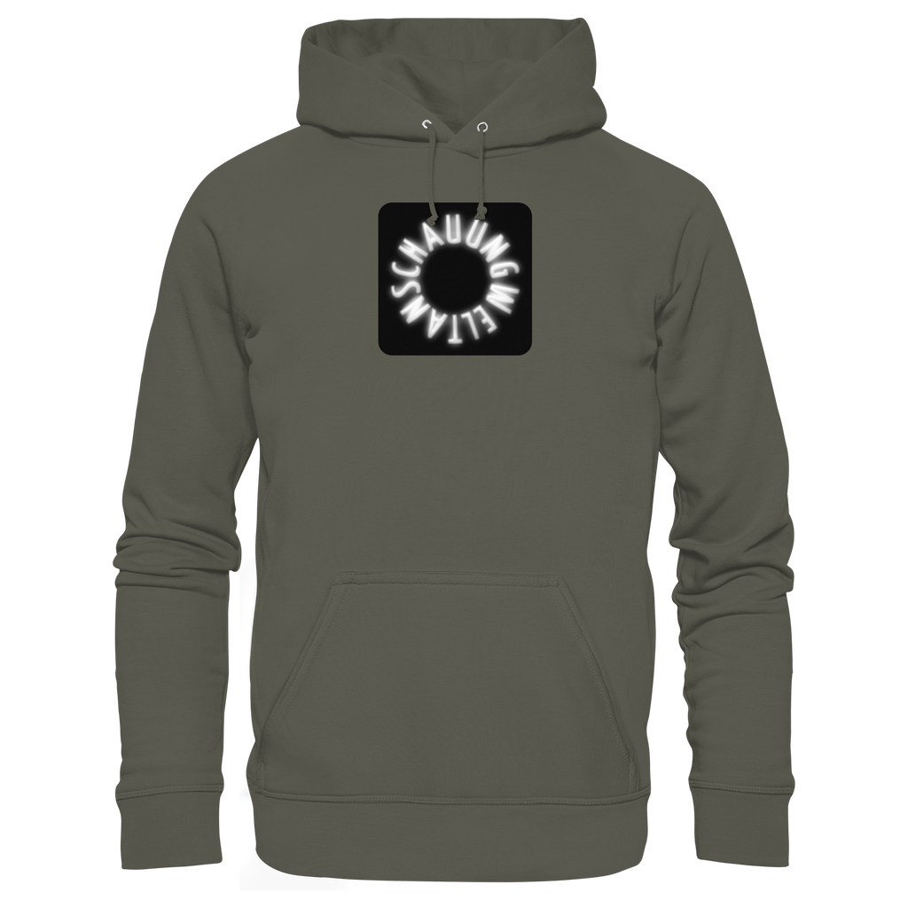 WHITE FRONT (K5) - Organic Hoodie