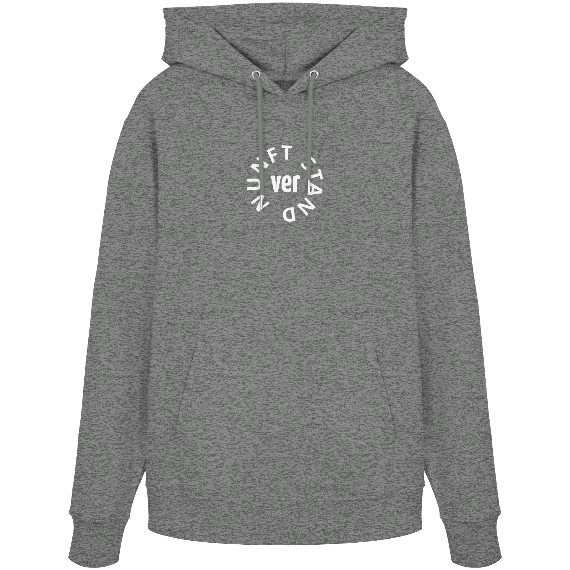 WHITE FRONT (K4) - Organic Hoodie