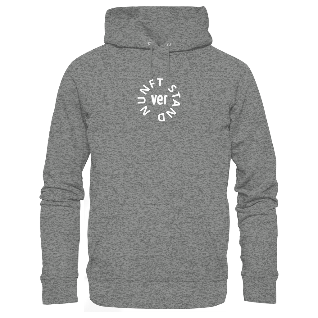 WHITE FRONT (K4) - Organic Hoodie