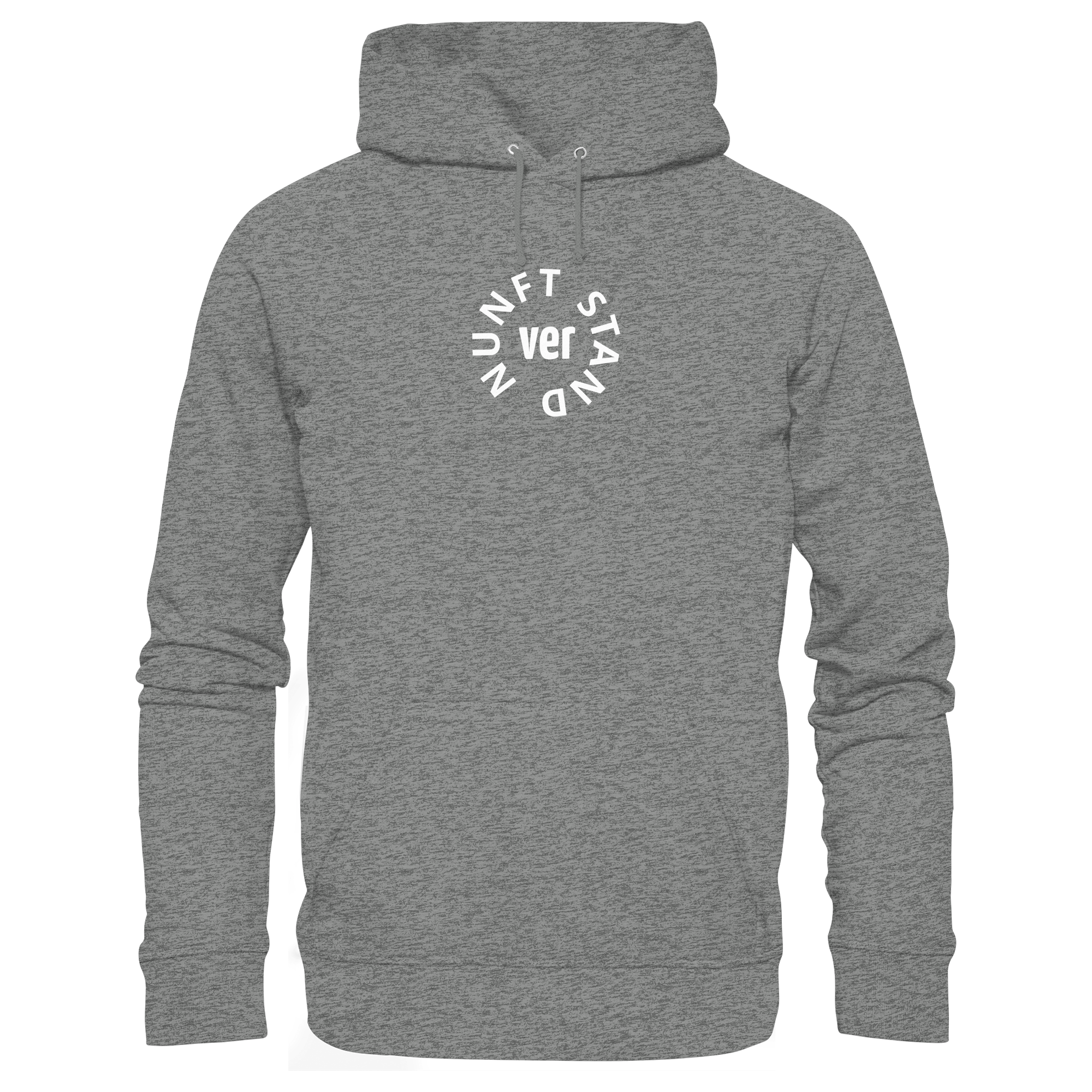 WHITE FRONT (K4) - Organic Hoodie