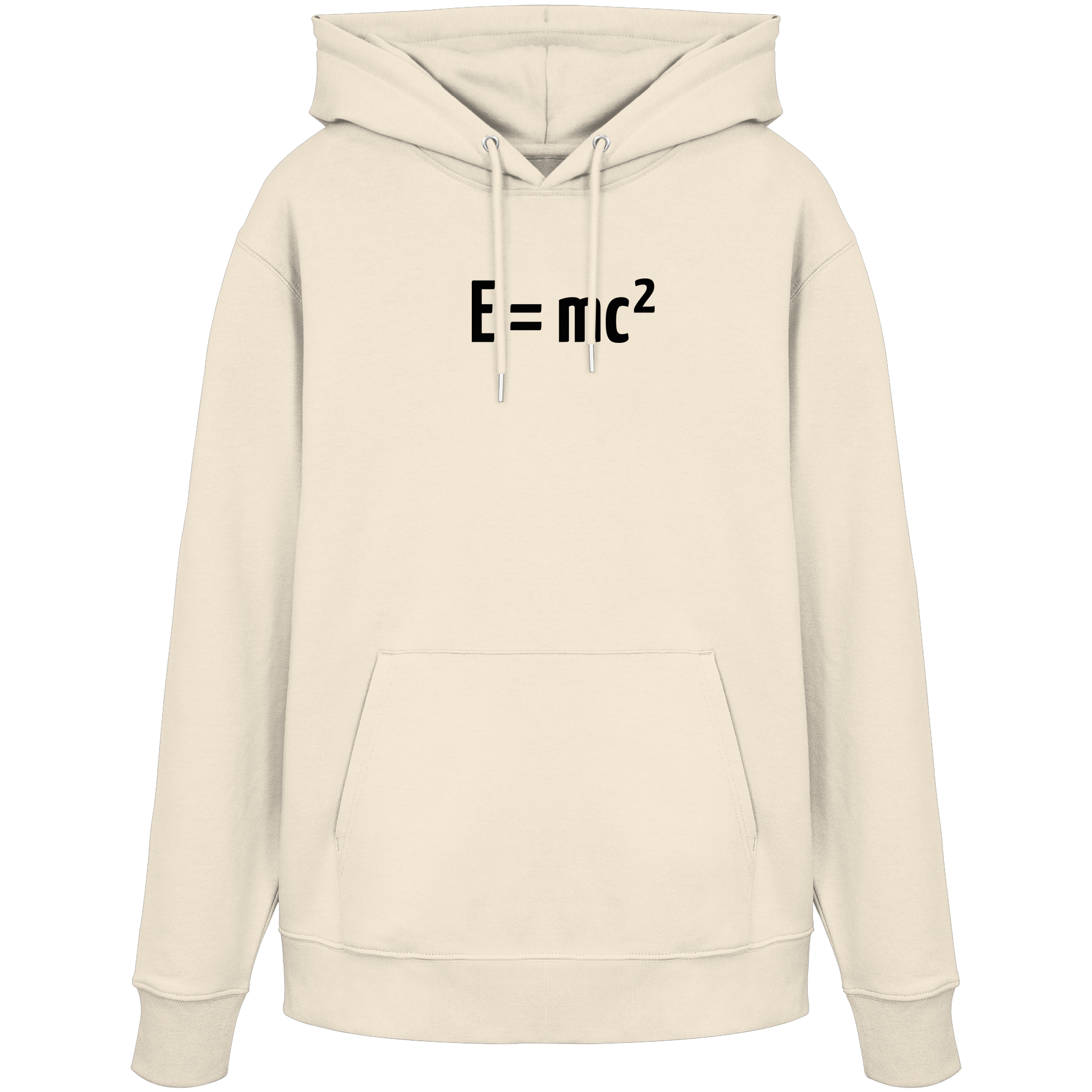 BLACK FRONT (K3) - Organic Hoodie