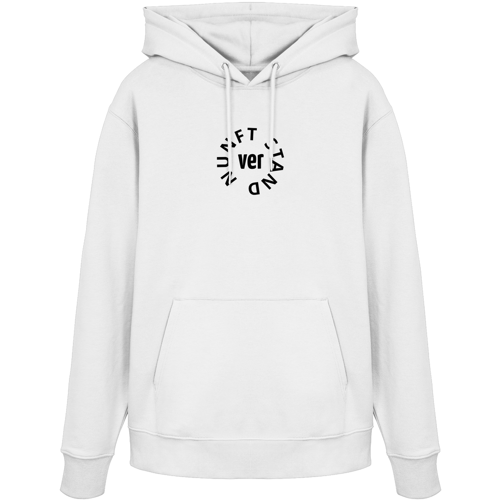 BLACK FRONT (K4) - Organic Hoodie
