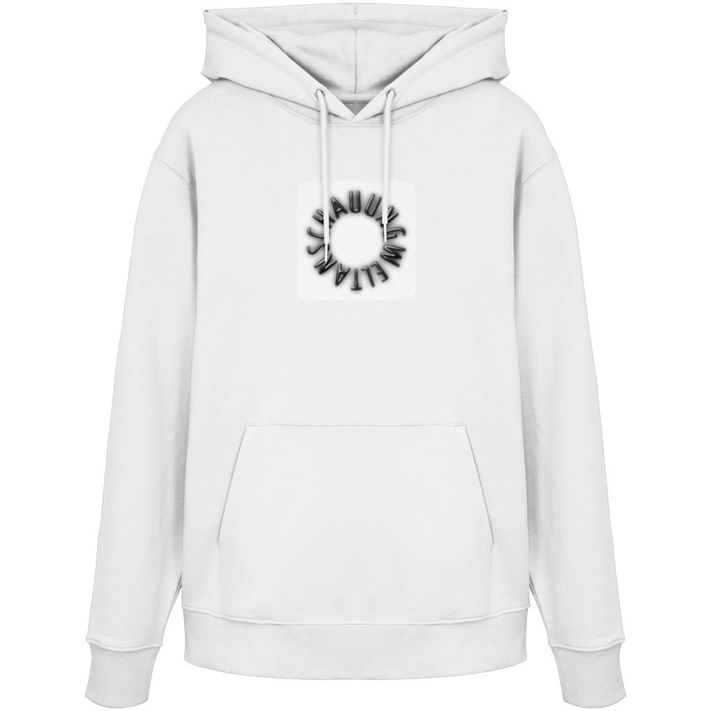 BLACK FRONT (K5) - Organic Hoodie