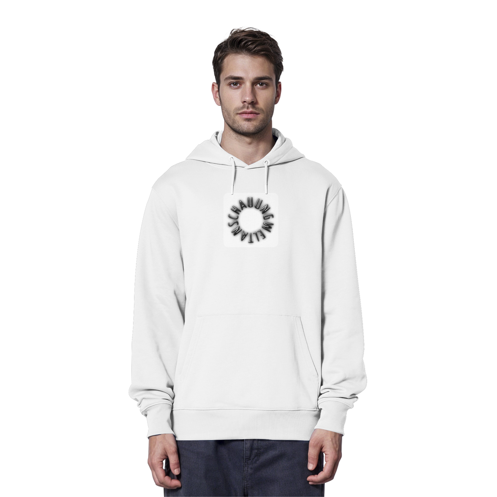 BLACK FRONT (K5) - Organic Hoodie