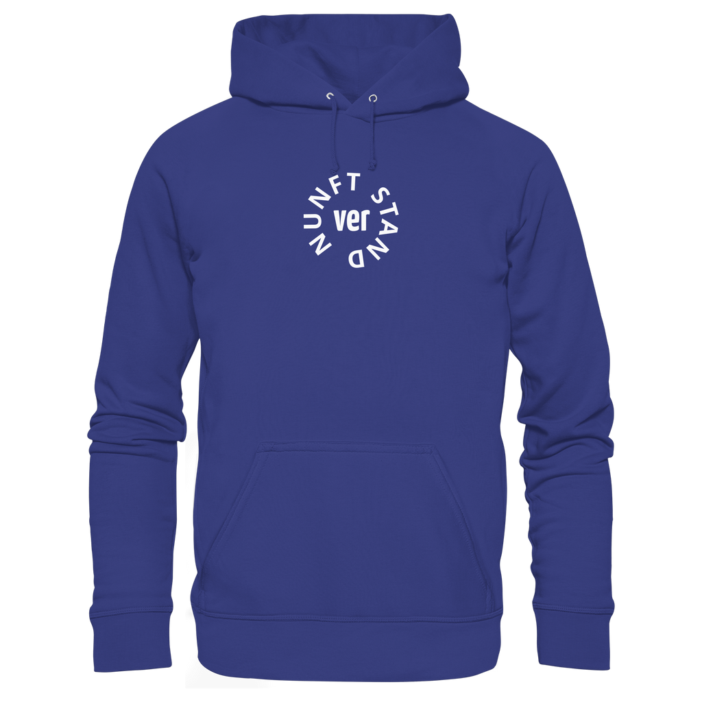 WHITE FRONT (K4) - Organic Hoodie