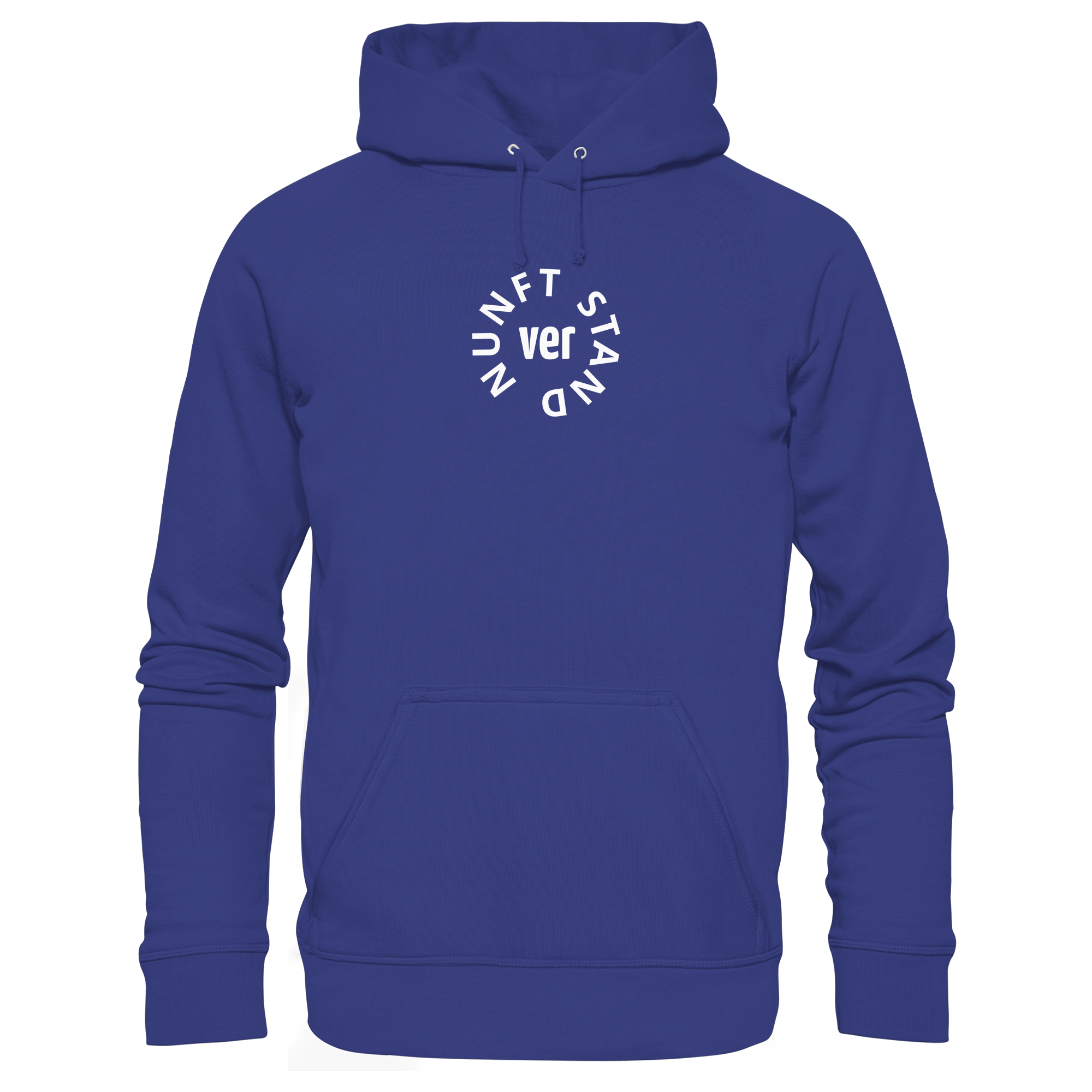 WHITE FRONT (K4) - Organic Hoodie