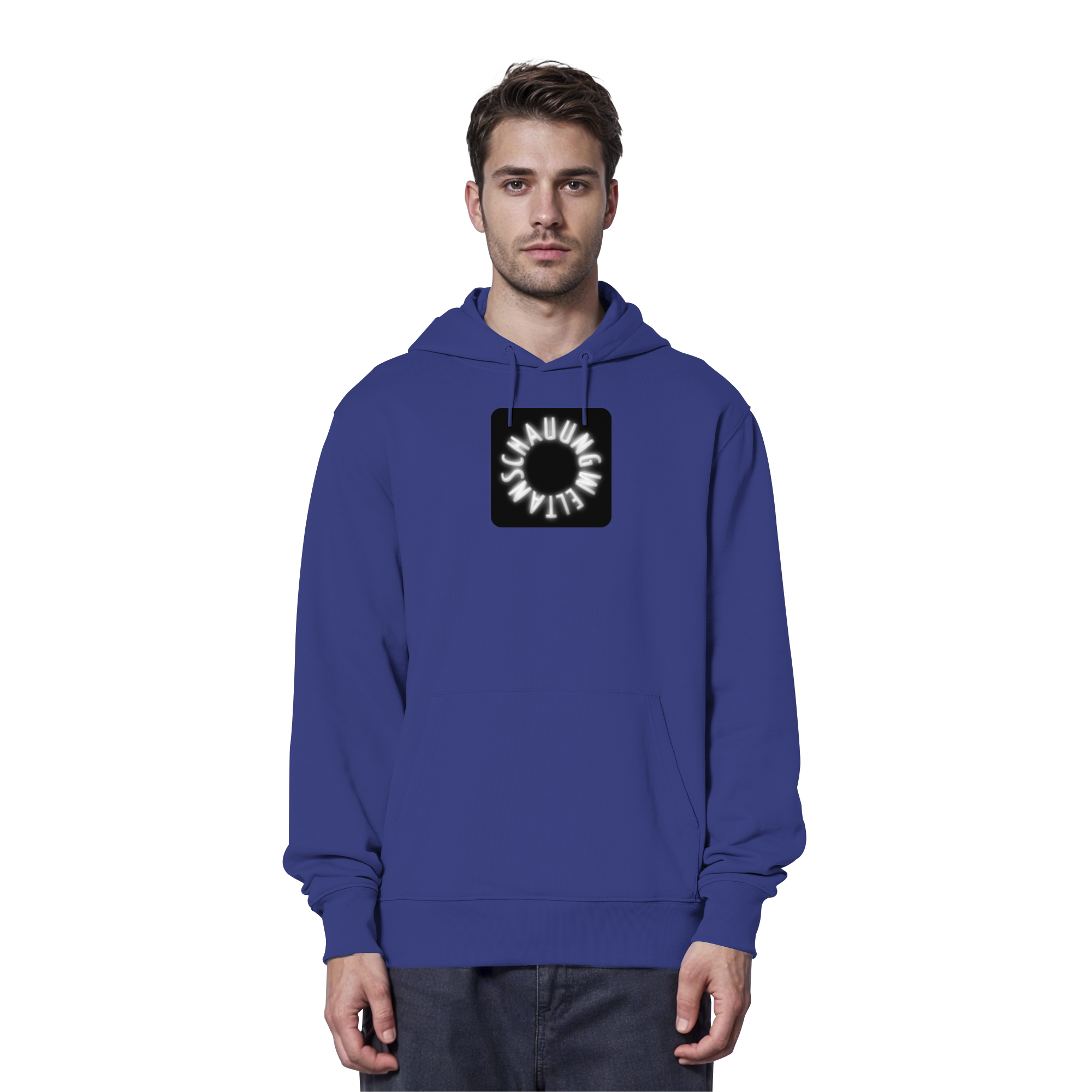 WHITE FRONT (K5) - Organic Hoodie