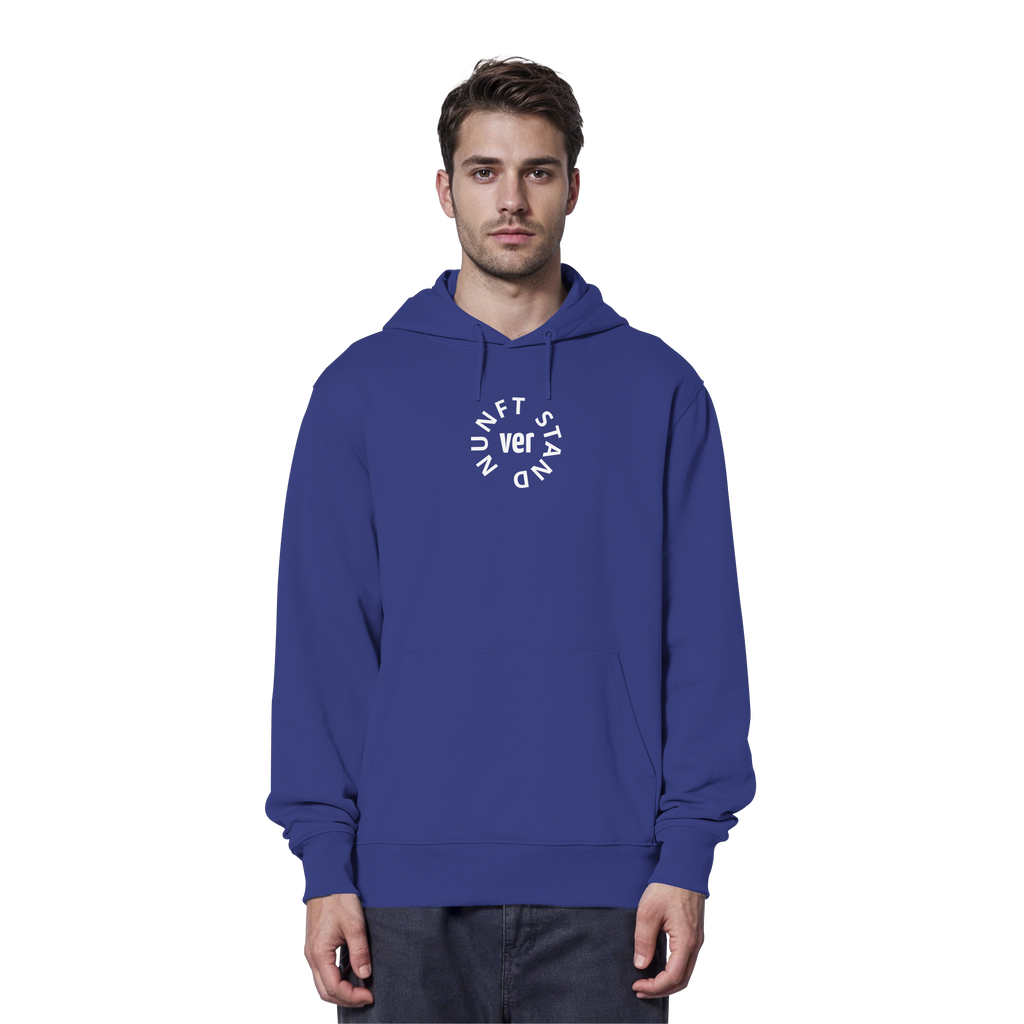 WHITE FRONT (K4) - Organic Hoodie