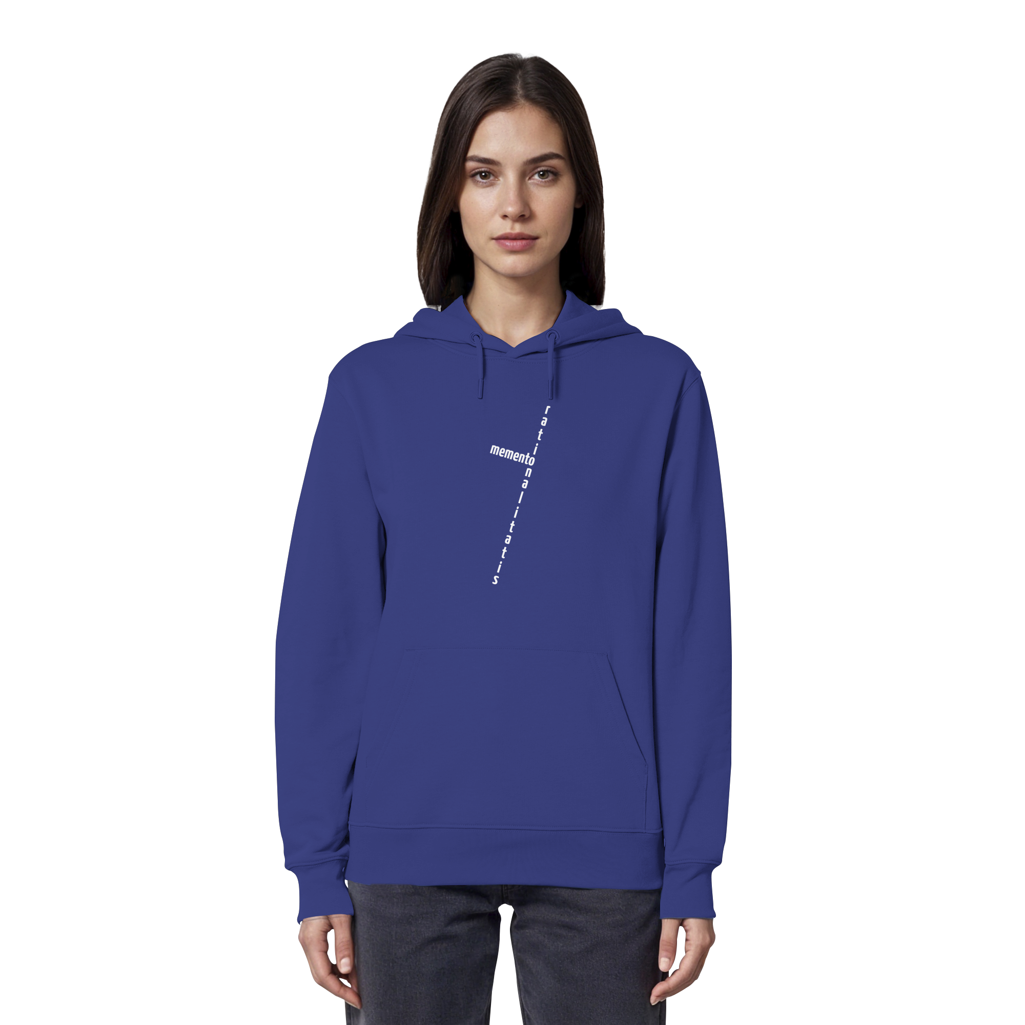 WHITE FRONT (K2) - Organic Hoodie