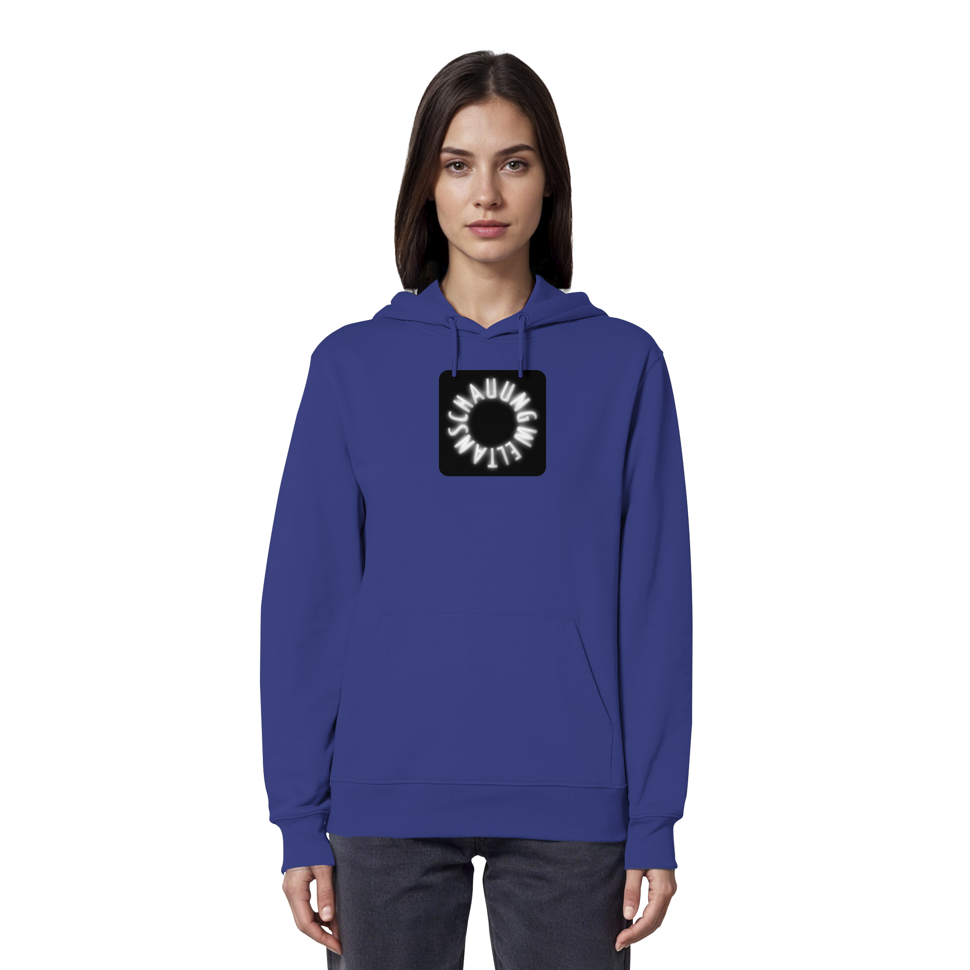 WHITE FRONT (K5) - Organic Hoodie