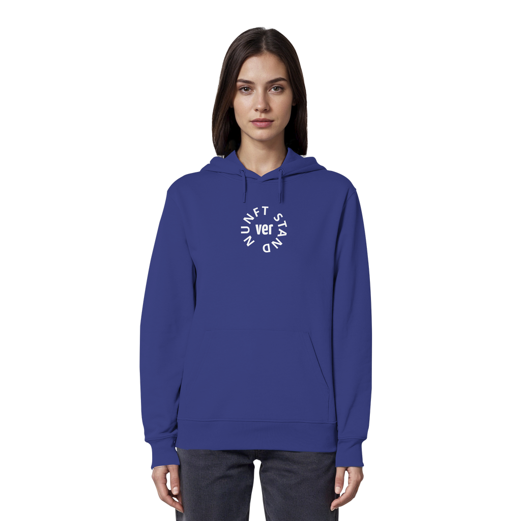 WHITE FRONT (K4) - Organic Hoodie