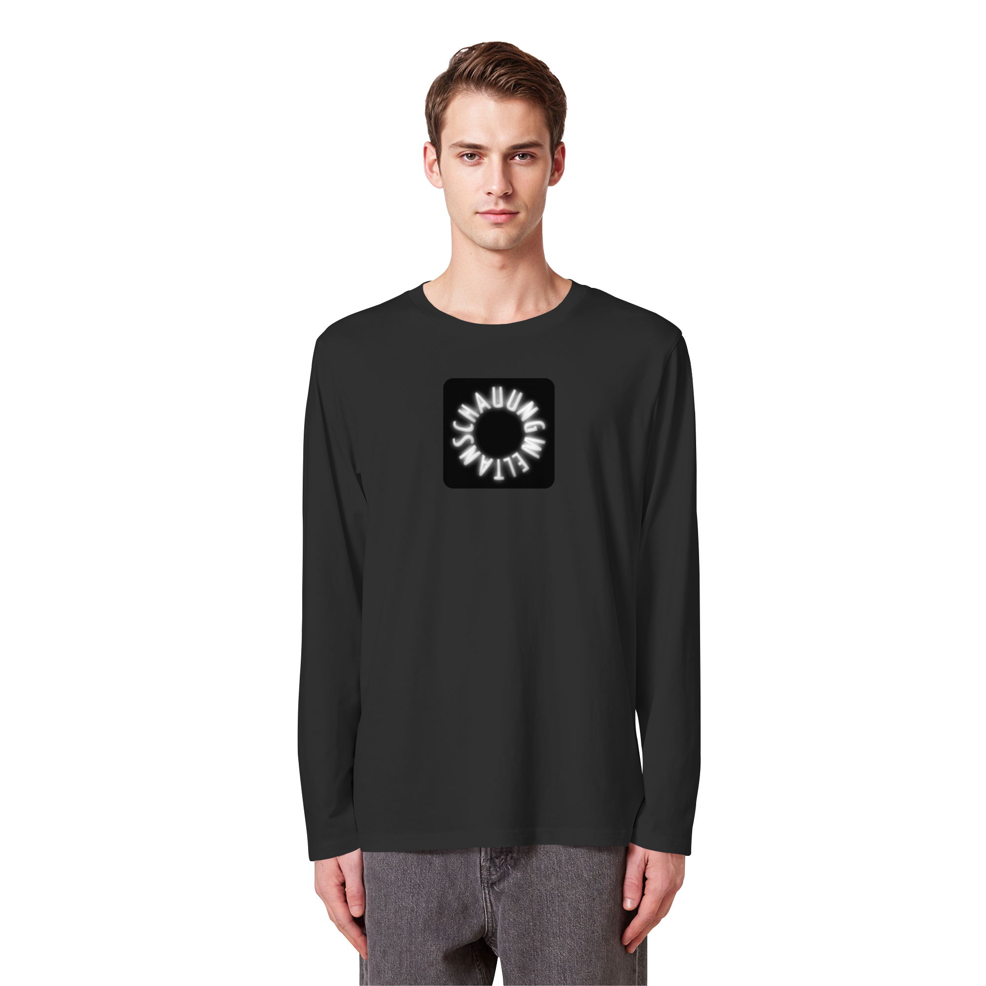 WHITE FRONT (K5) - Organic Longsleeve T-Shirt