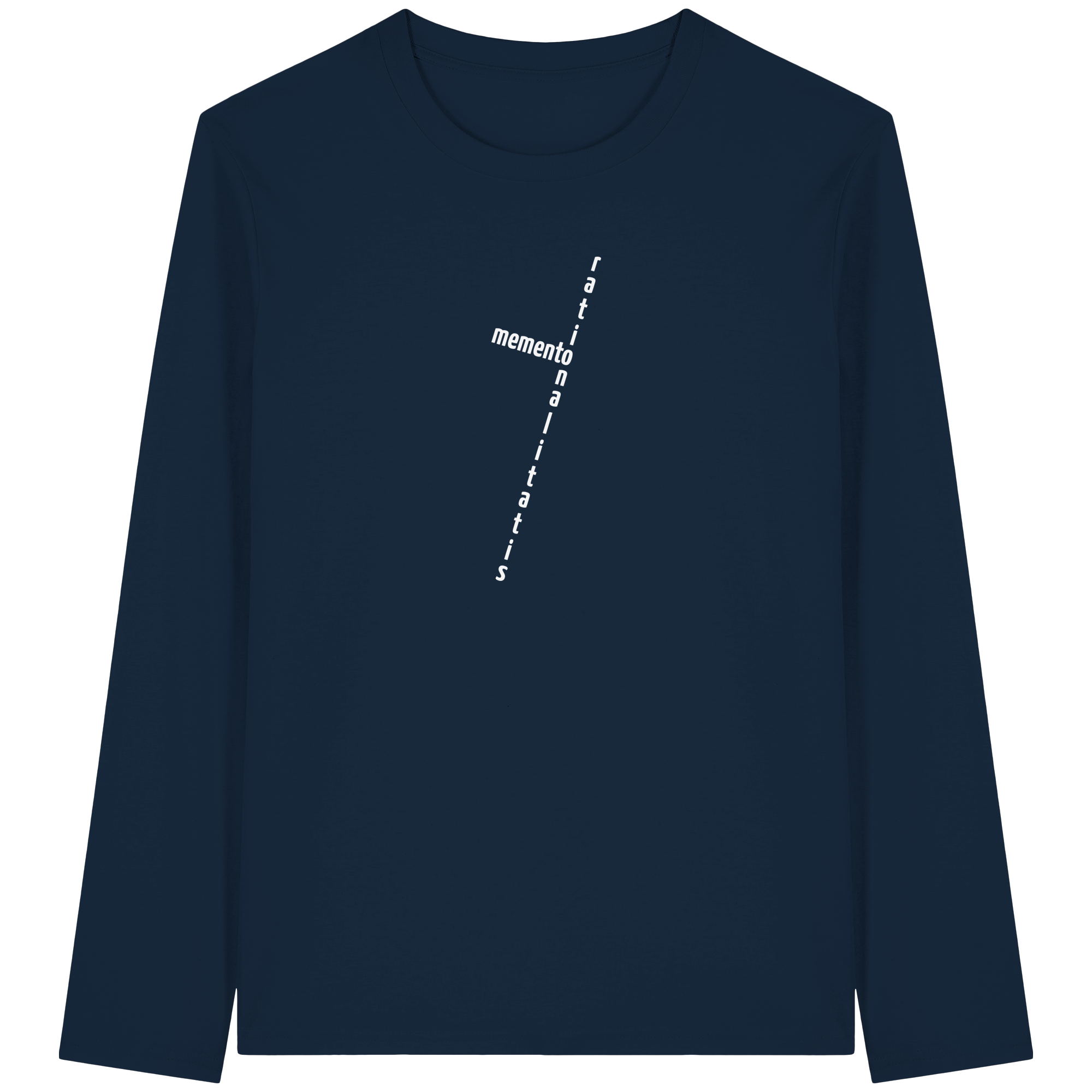 WHITE FRONT (K2) - Organic Longsleeve T-Shirt