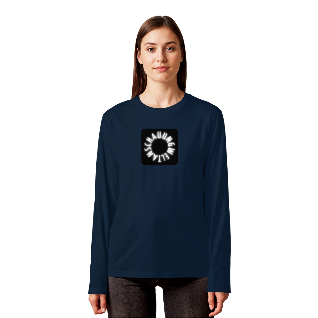 WHITE FRONT (K5) - Organic Longsleeve T-Shirt