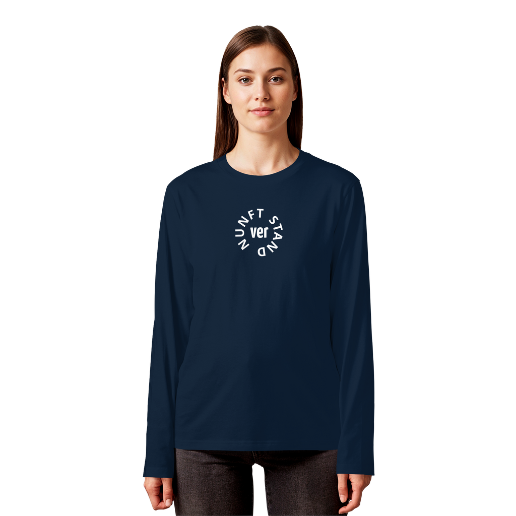 WHITE FRONT (K4) - Organic Longsleeve T-Shirt