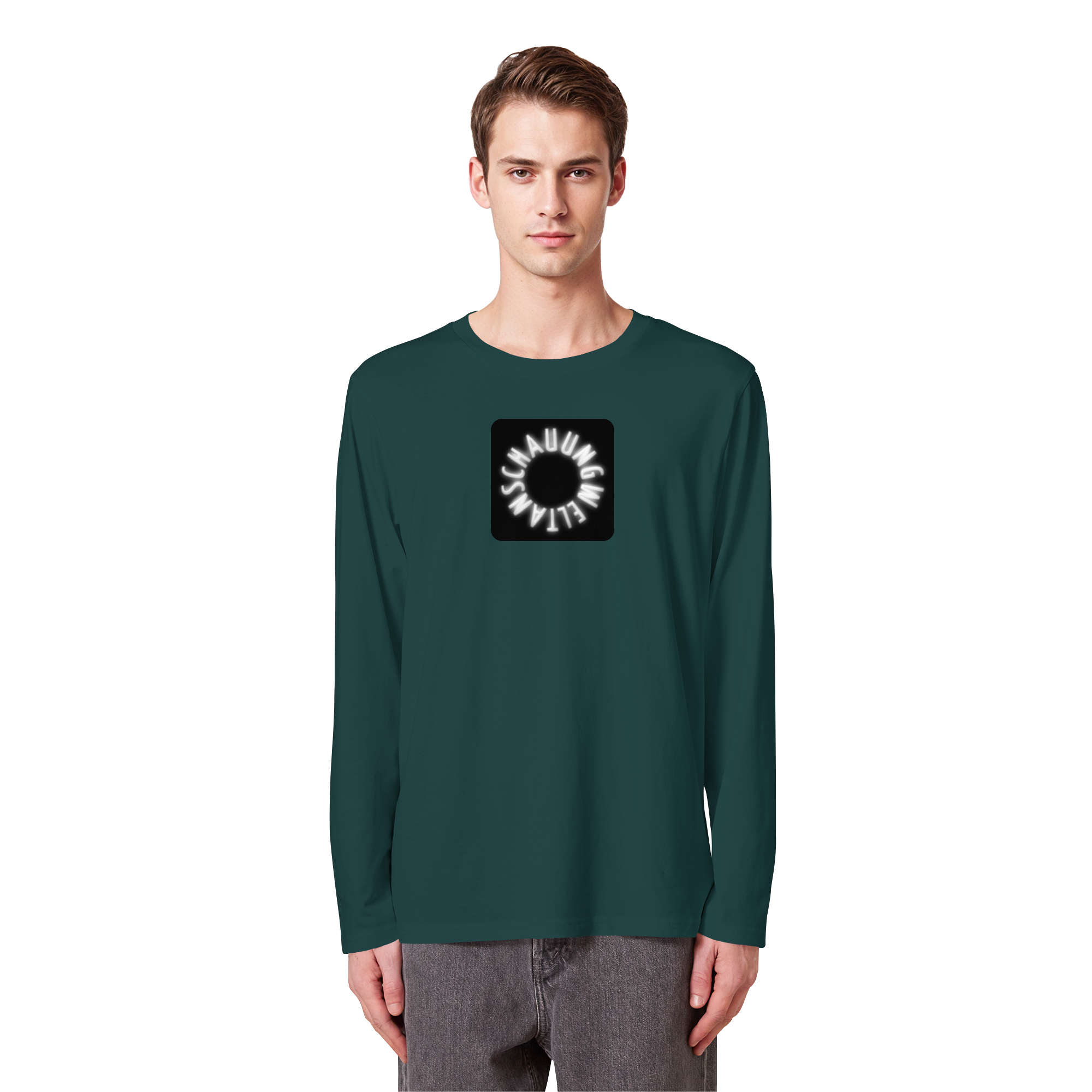 WHITE FRONT (K5) - Organic Longsleeve T-Shirt