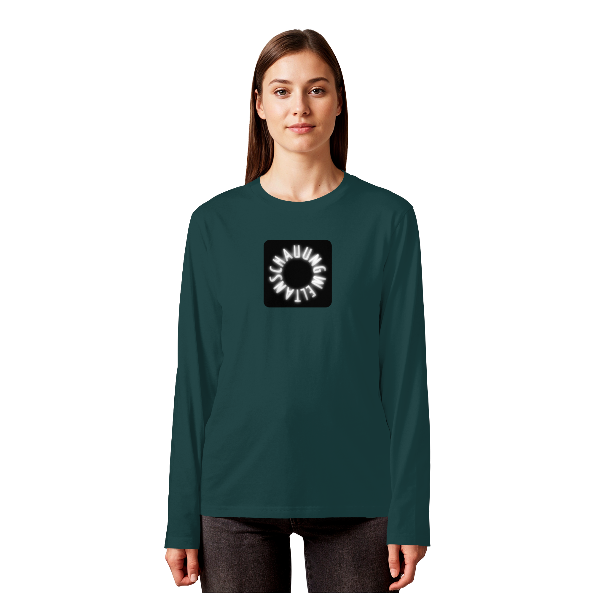 WHITE FRONT (K5) - Organic Longsleeve T-Shirt