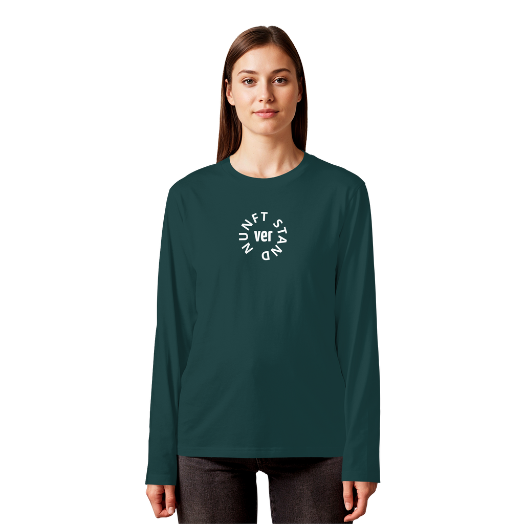WHITE FRONT (K4) - Organic Longsleeve T-Shirt