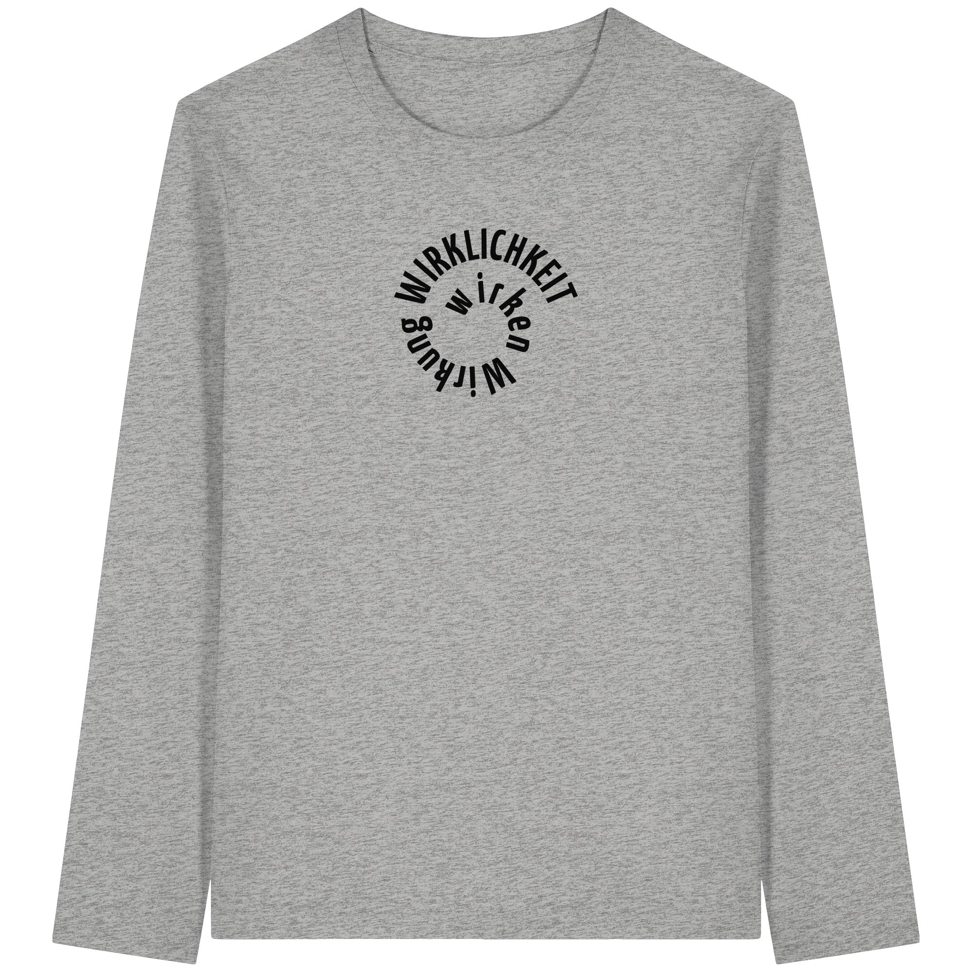 BLACK FRONT - Longsleeve T-Shirt