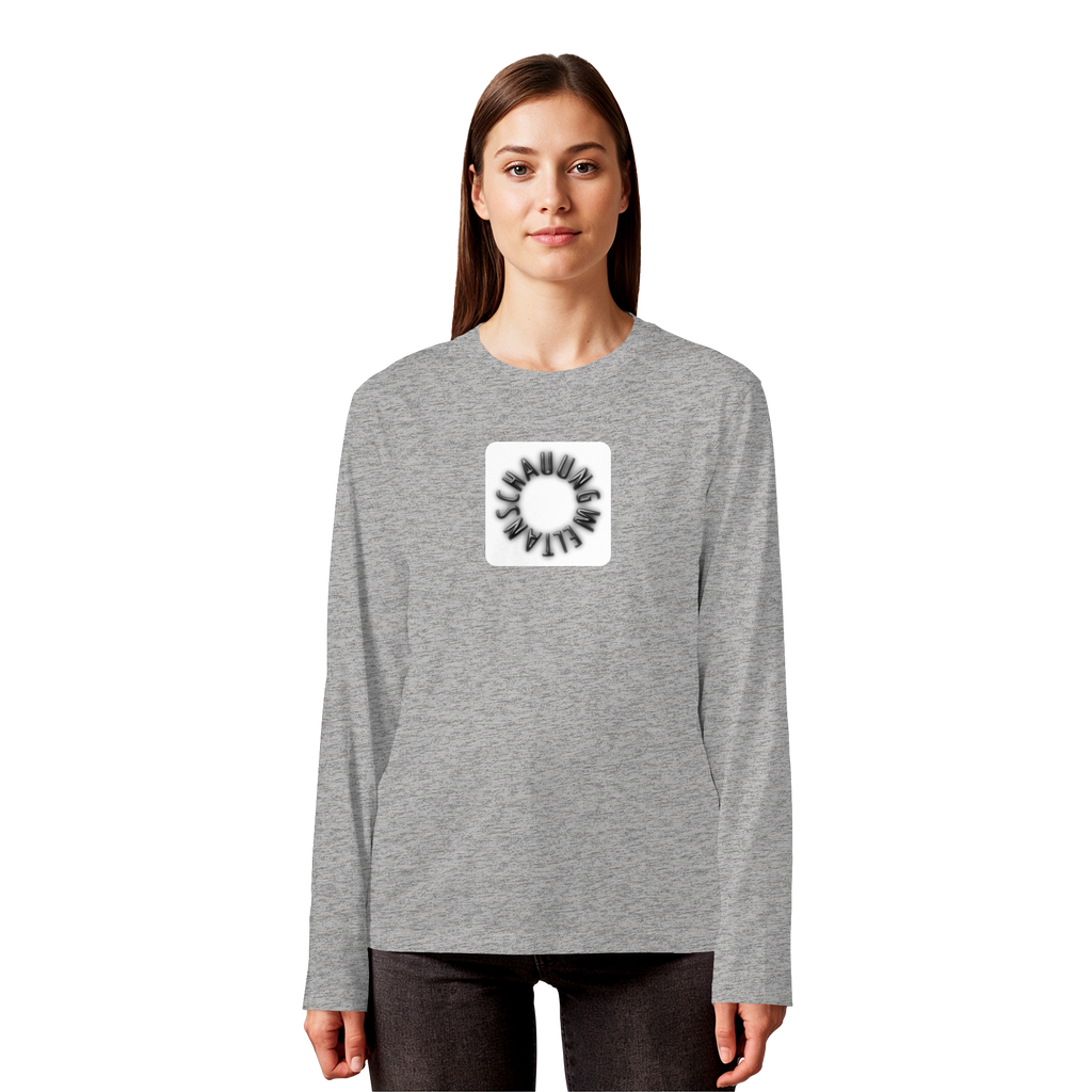 BLACK FRONT (K5) - Organic Longsleeve T-Shirt