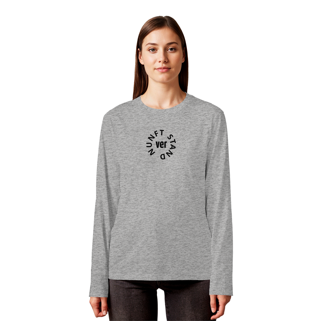 BLACK FRONT (K4) - Organic Longsleeve T-Shirt
