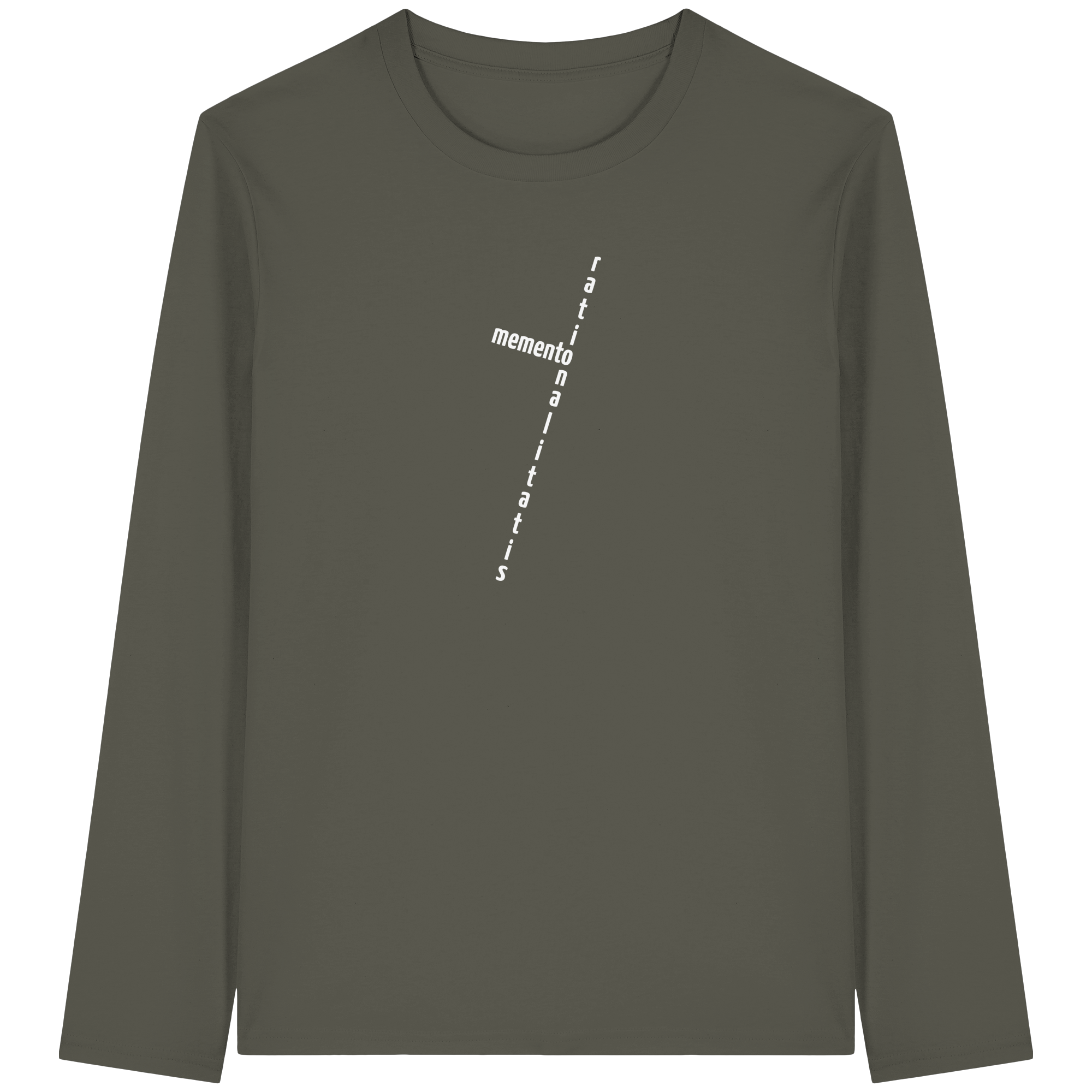 WHITE FRONT (K2) - Organic Longsleeve T-Shirt