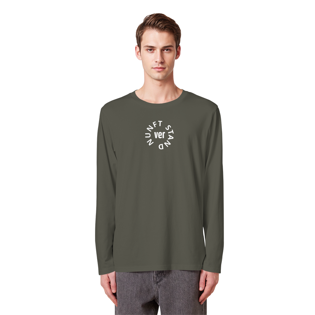 WHITE FRONT (K4) - Organic Longsleeve T-Shirt