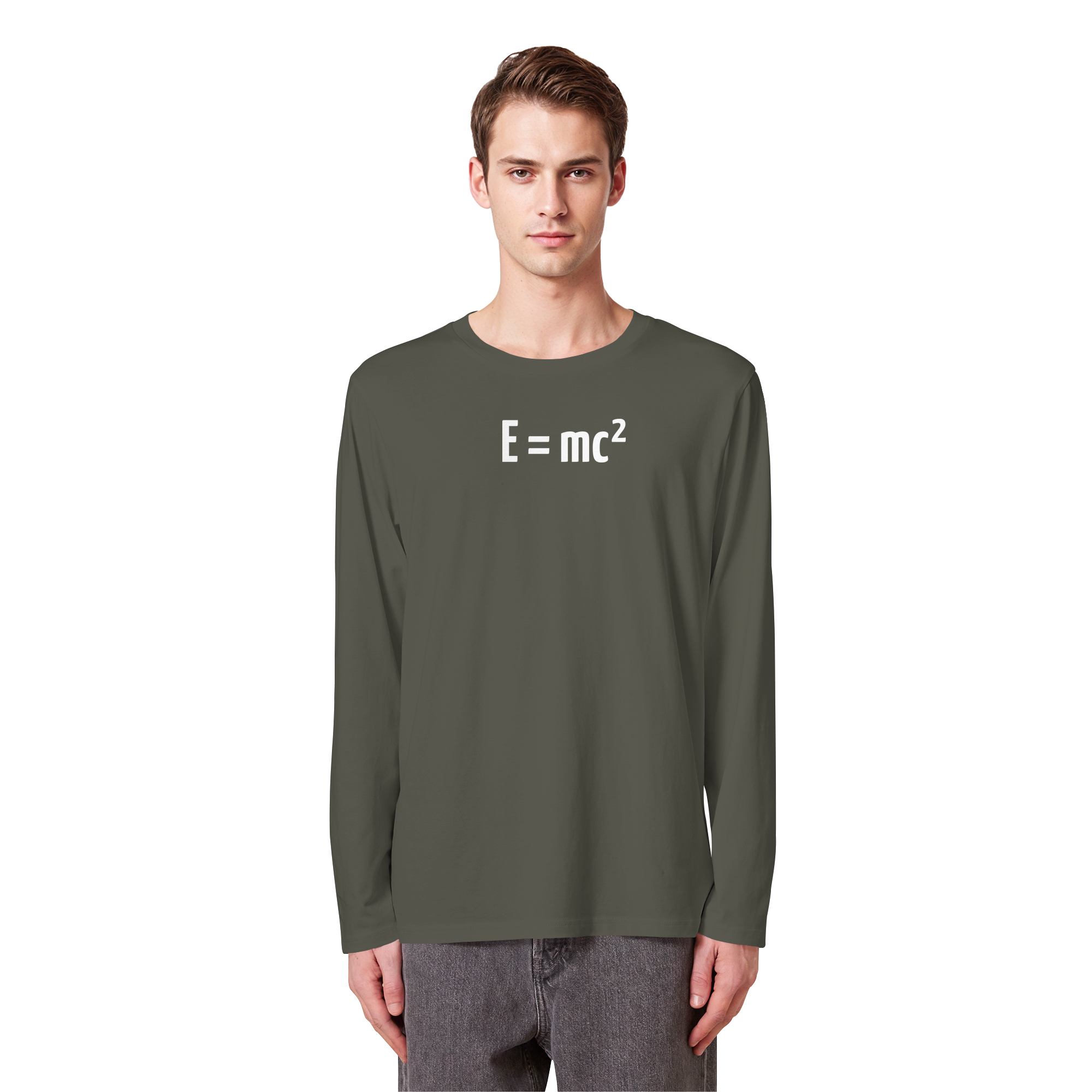 WHITE FRONT (K3) - Organic Longsleeve T-Shirt