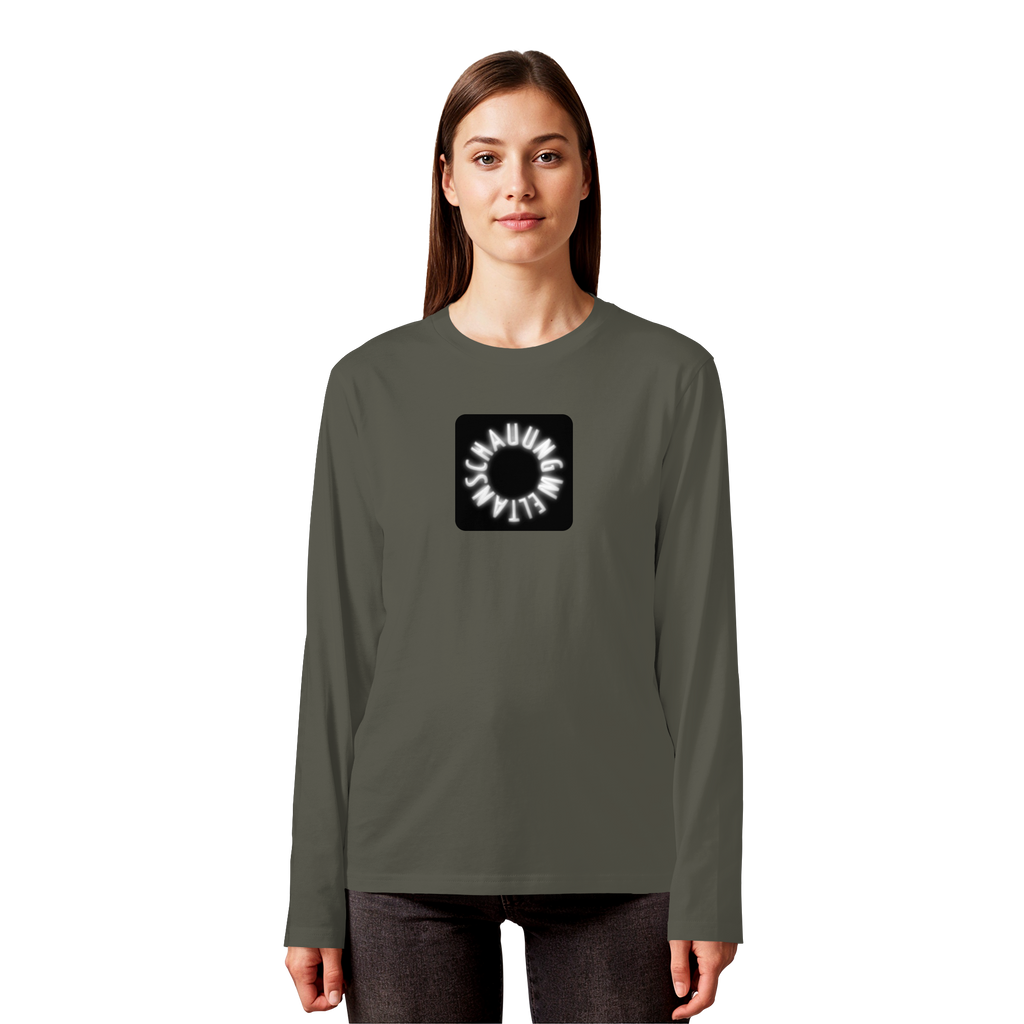 WHITE FRONT (K5) - Organic Longsleeve T-Shirt
