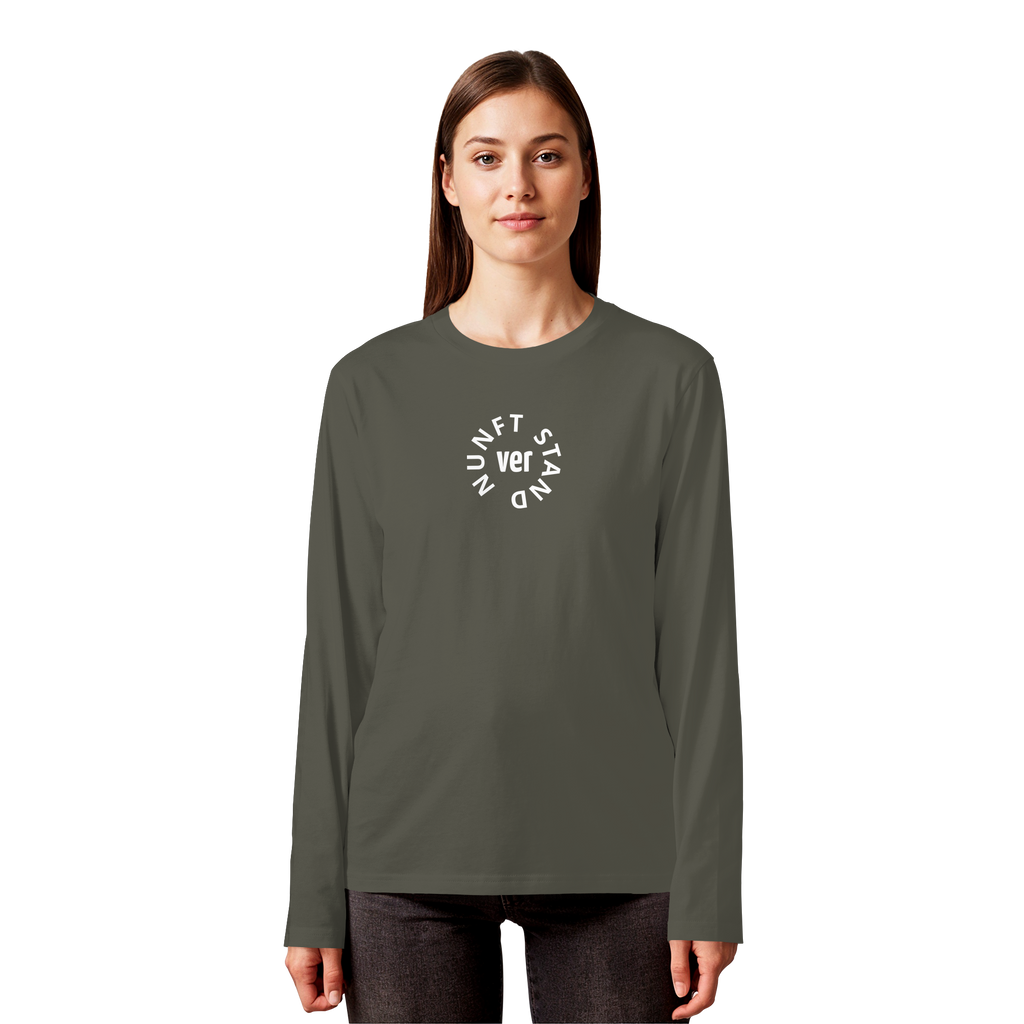 WHITE FRONT (K4) - Organic Longsleeve T-Shirt
