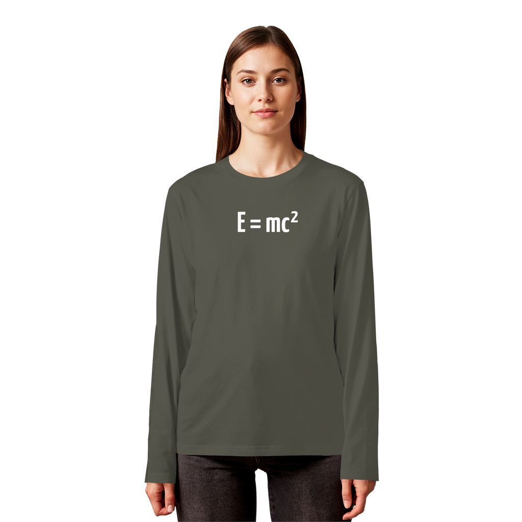 WHITE FRONT (K3) - Organic Longsleeve T-Shirt