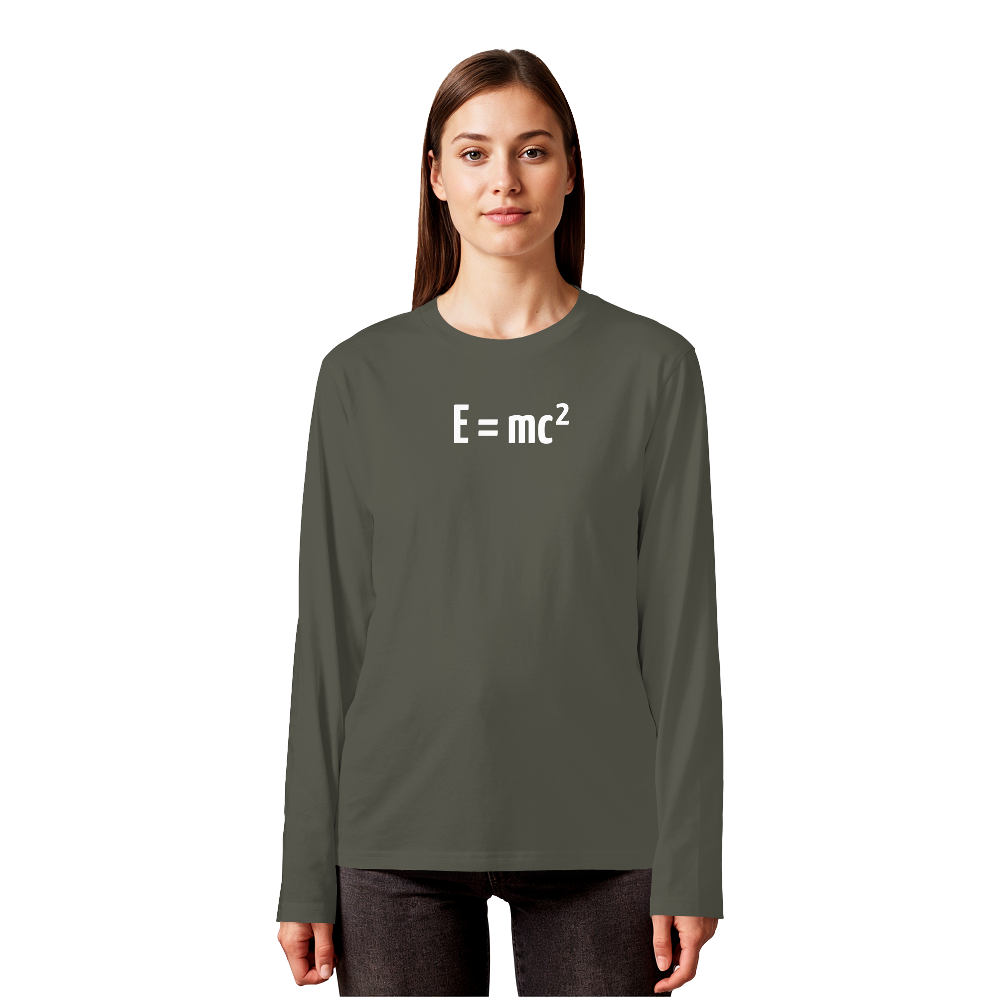 WHITE FRONT (K3) - Organic Longsleeve T-Shirt