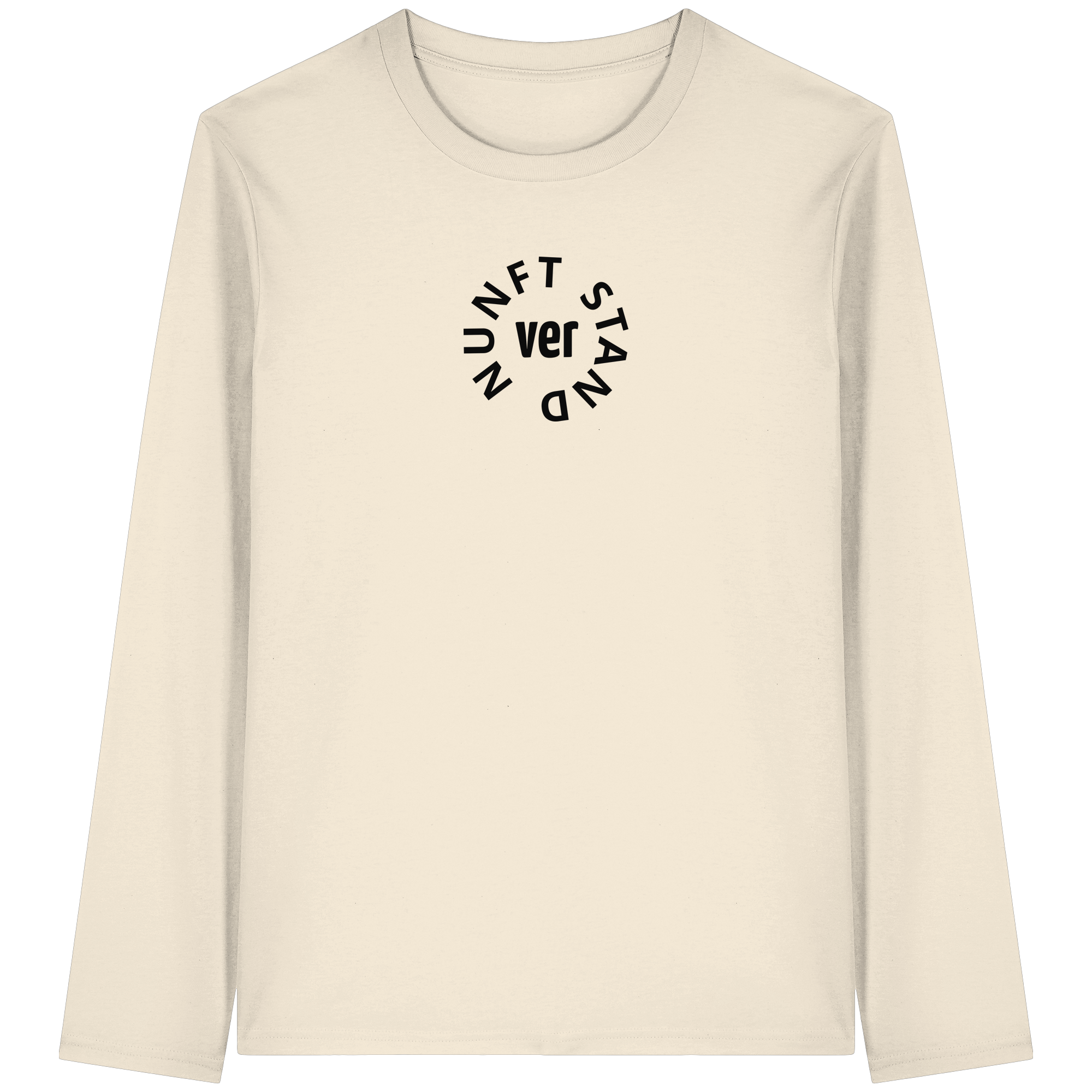 BLACK FRONT (K4) - Organic Longsleeve T-Shirt