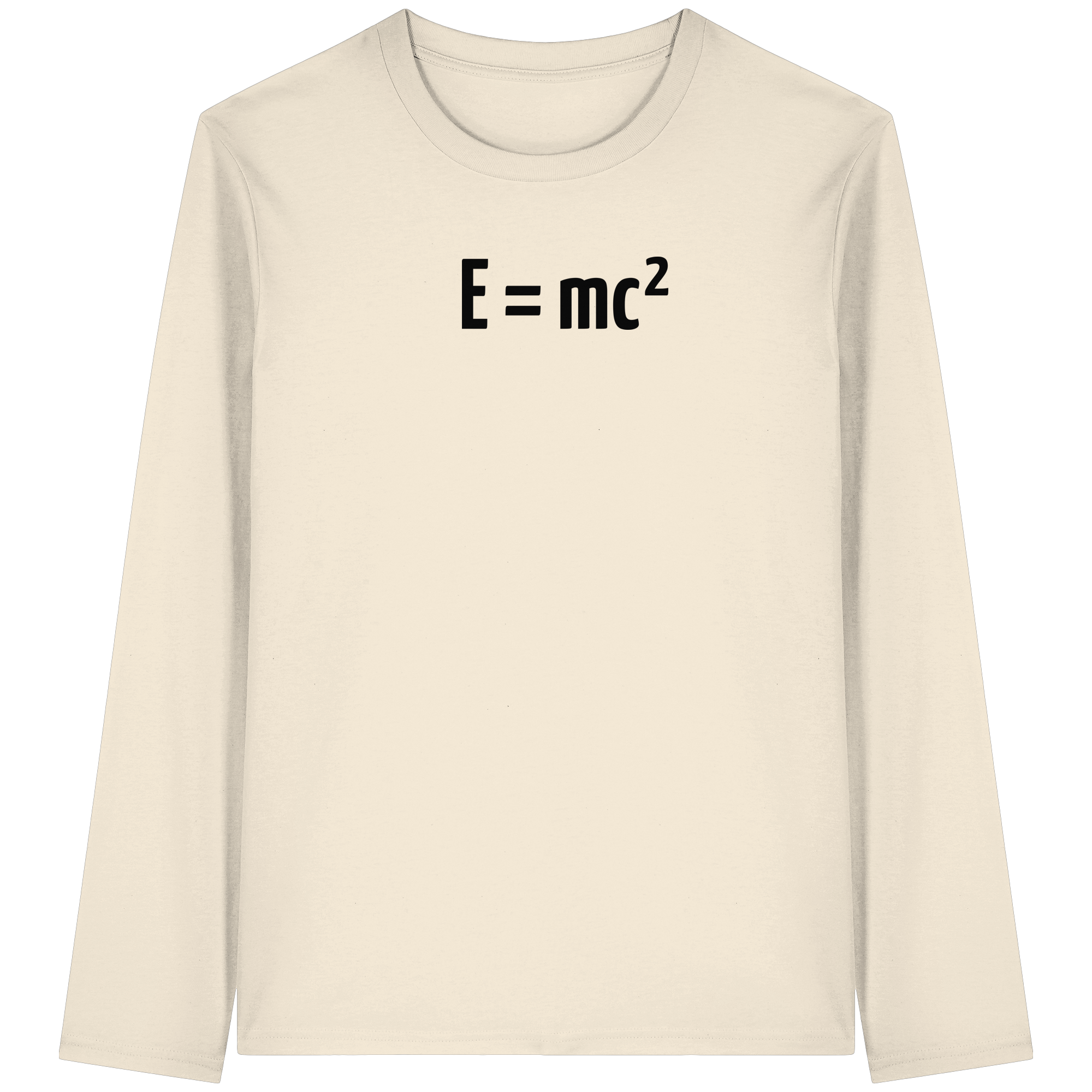 BLACK FRONT (K3) - Organic Longsleeve T-Shirt