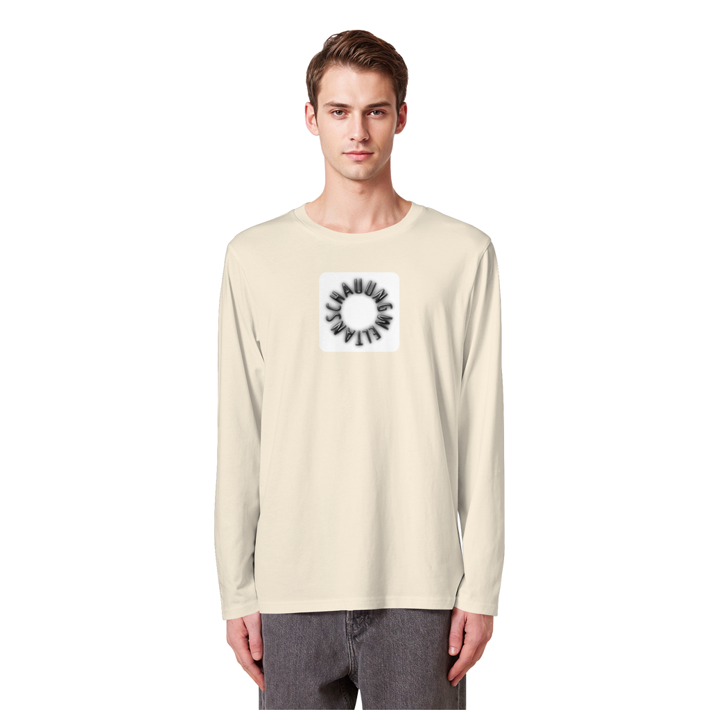 BLACK FRONT (K5) - Organic Longsleeve T-Shirt
