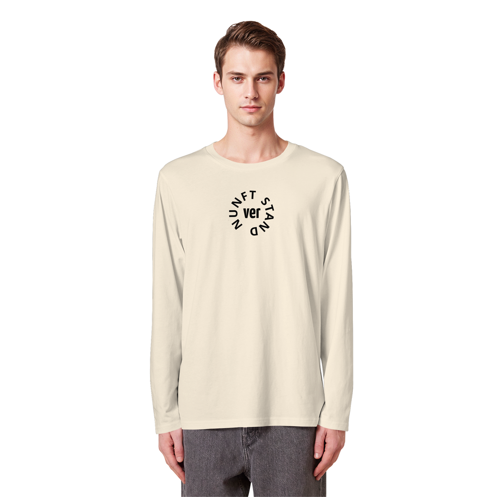 BLACK FRONT (K4) - Organic Longsleeve T-Shirt