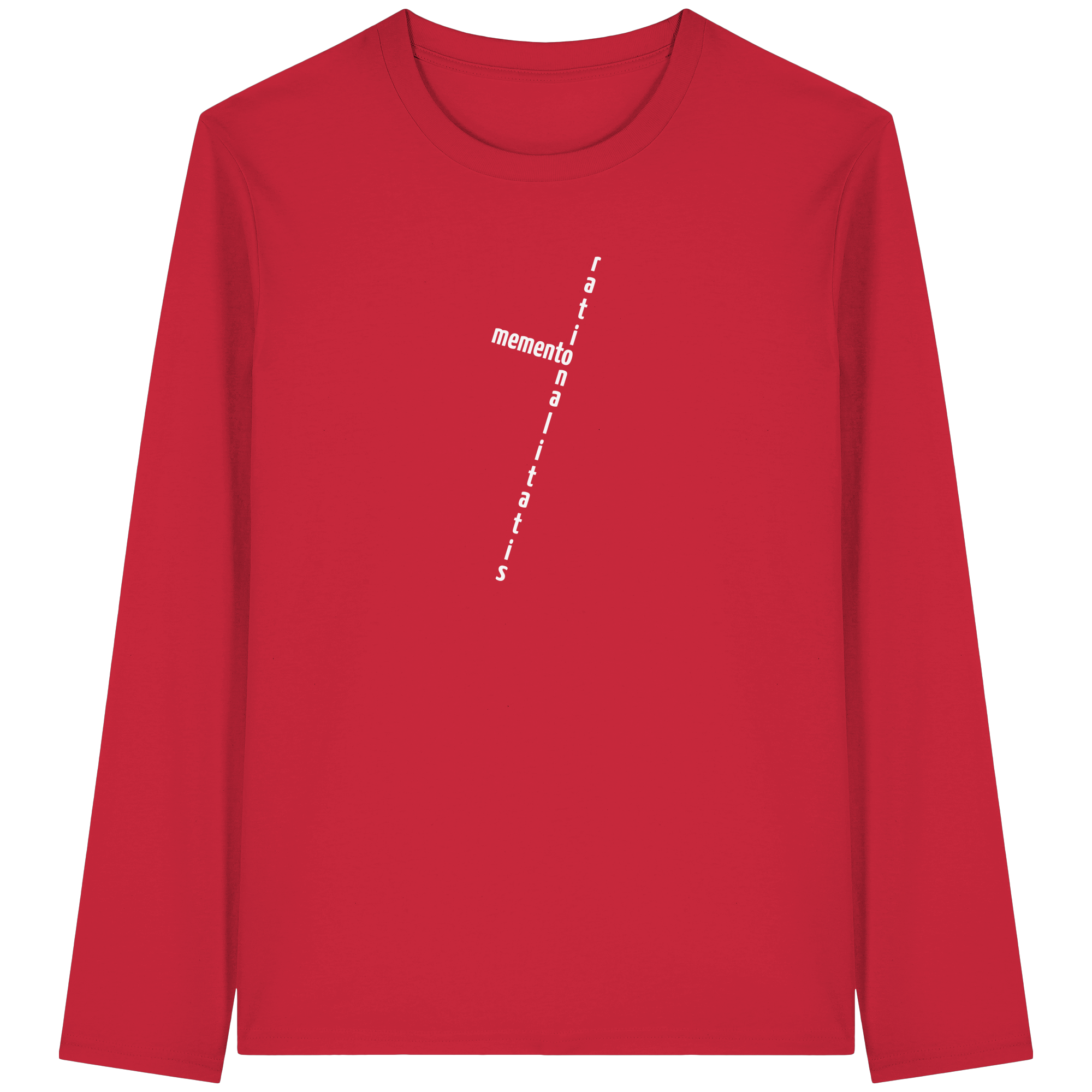 WHITE FRONT (K2) - Organic Longsleeve T-Shirt