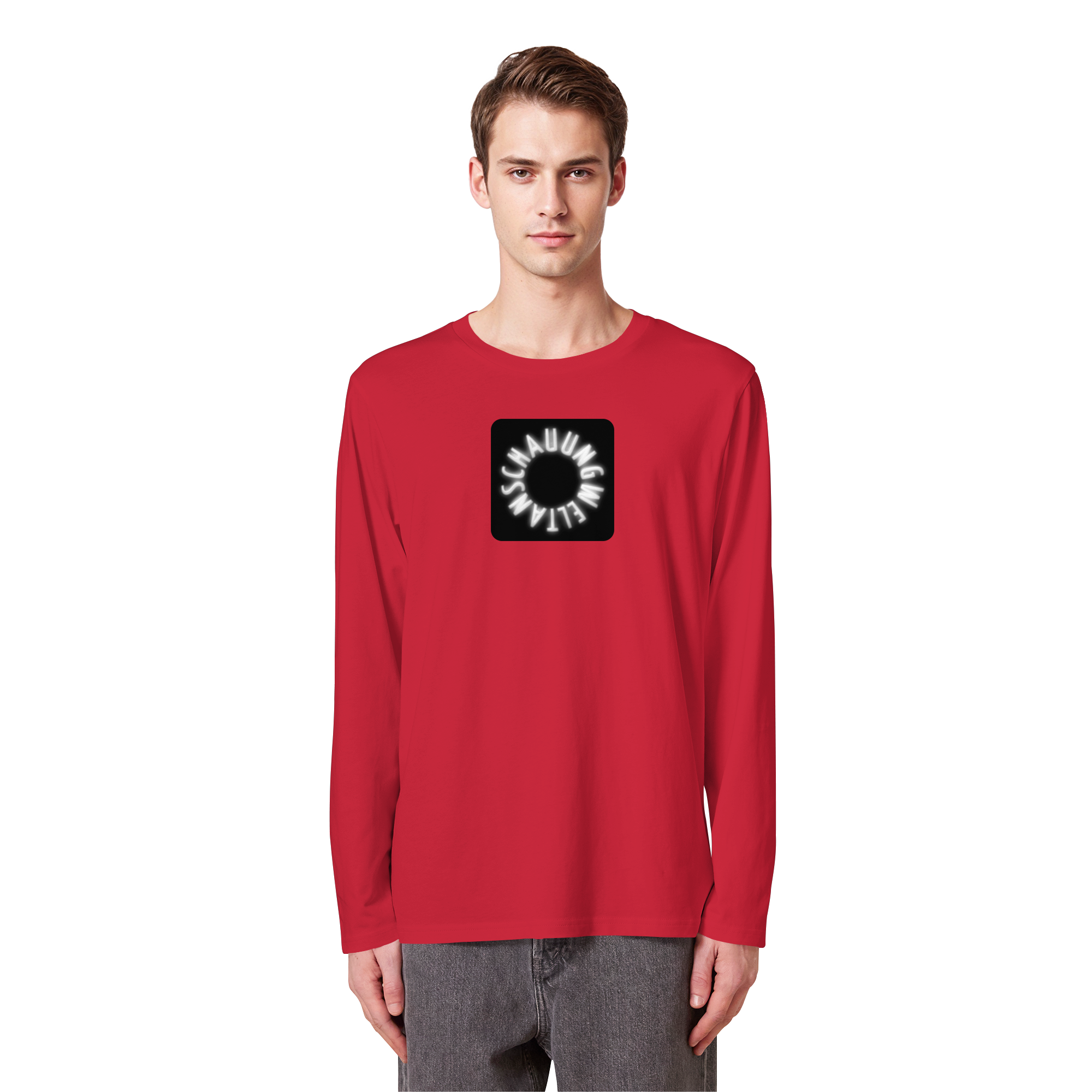 WHITE FRONT (K5) - Organic Longsleeve T-Shirt