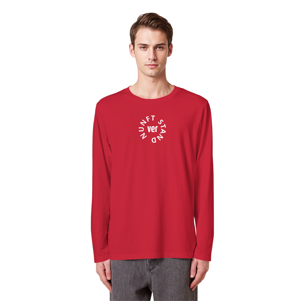 WHITE FRONT (K4) - Organic Longsleeve T-Shirt
